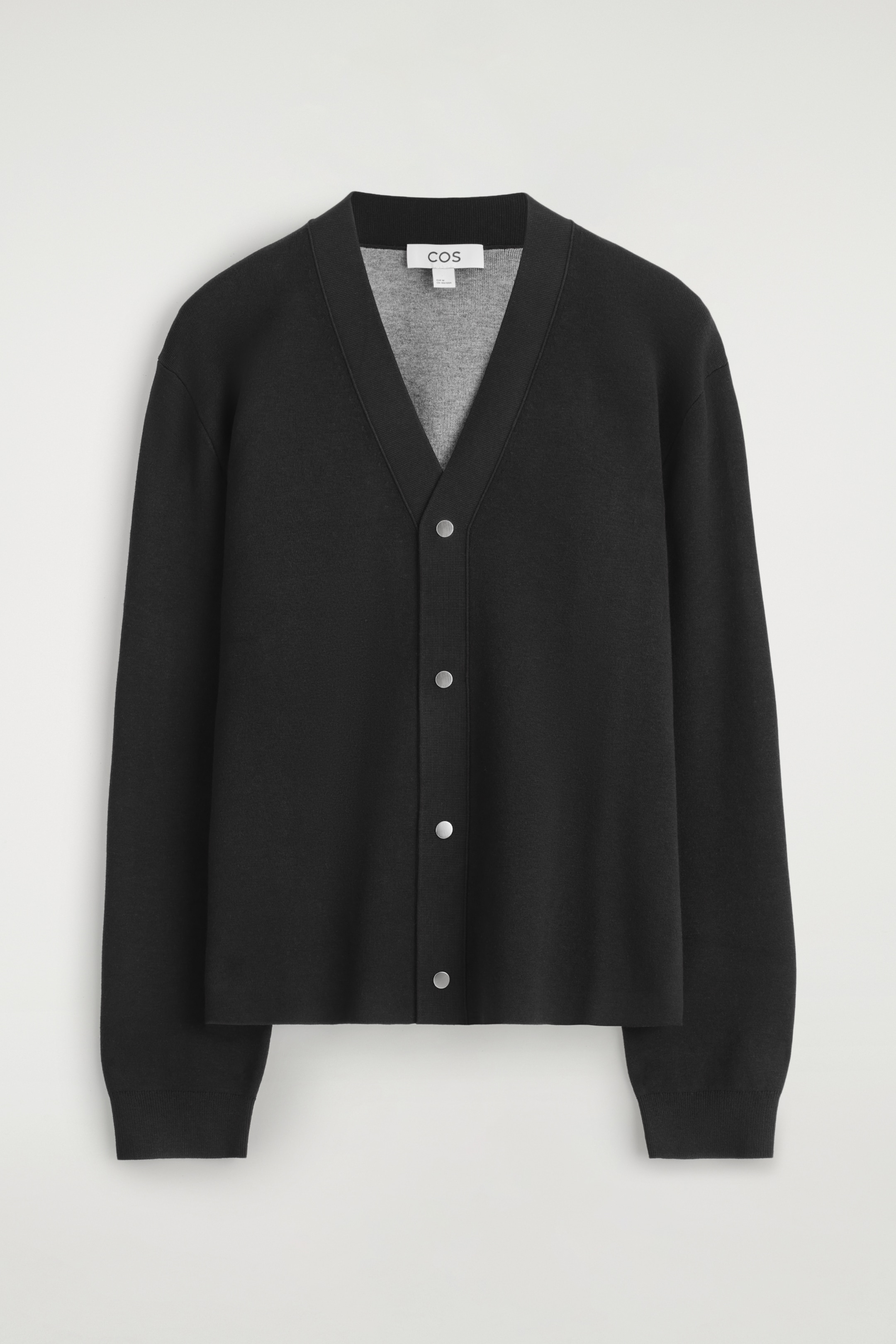 Ver imagem maior: cardigan de malha dupla-face - PRETO - HOMEM | H&M PT 6