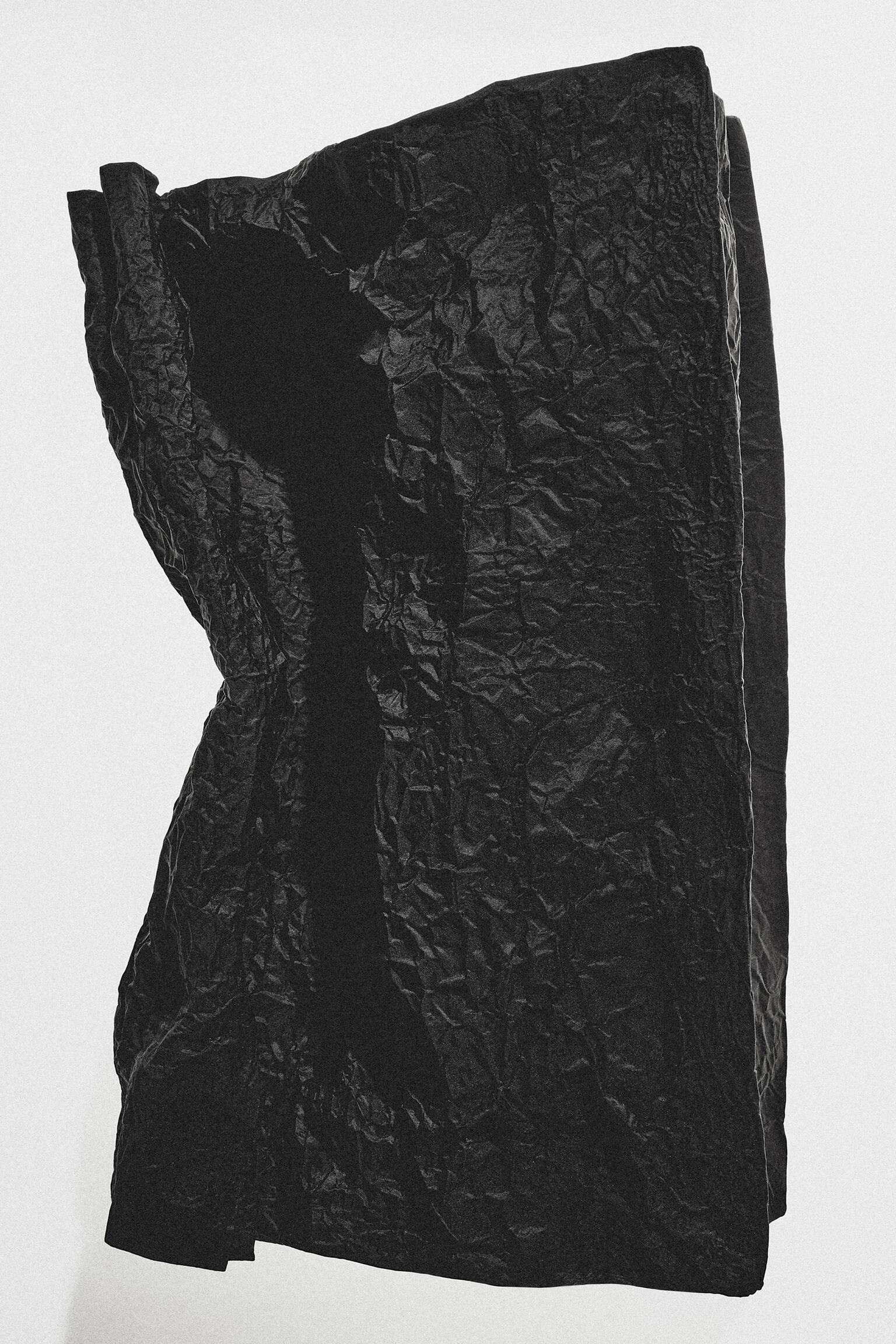 OVERSIZED-CLUTCH IN KNITTEROPTIK - SCHWARZ - 4