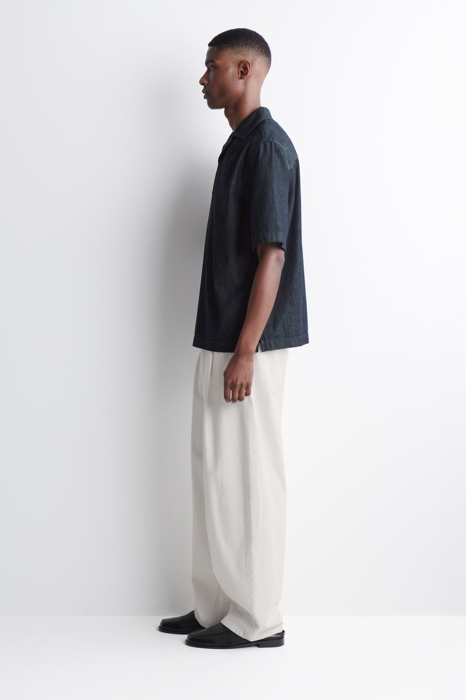 ДЕНИМ ПОПОВЪР РИЗА - ИНДИГО - 4