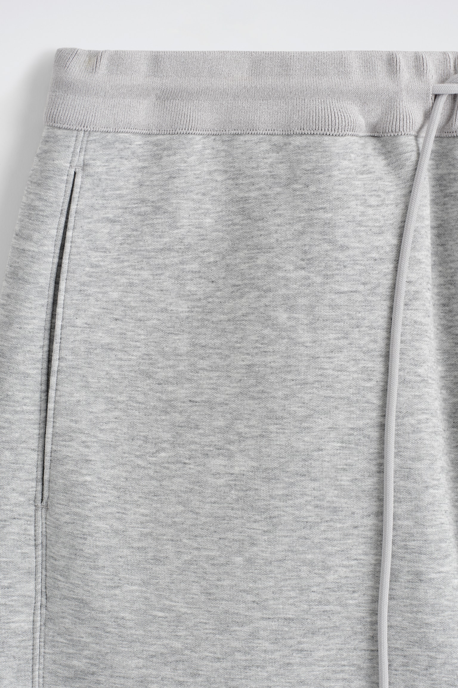 PANTALON DE JOGGING BARREL EN SCUBA - GRIS CHINÉ/JAUNE - 8