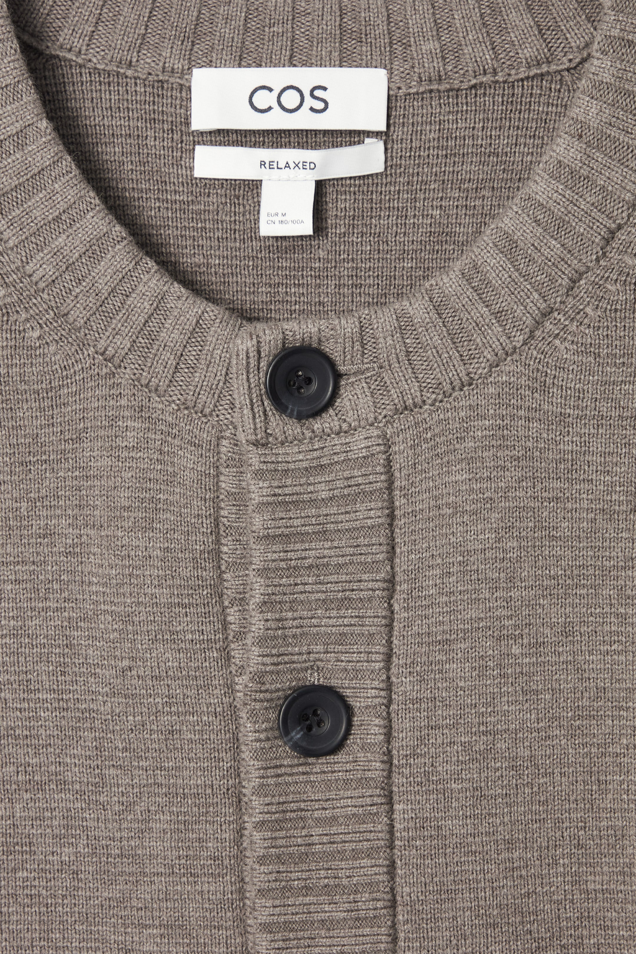 View larger image: WOOL-BLEND CREW-NECK CARDIGAN - MOLE - Men | H&M GB 7