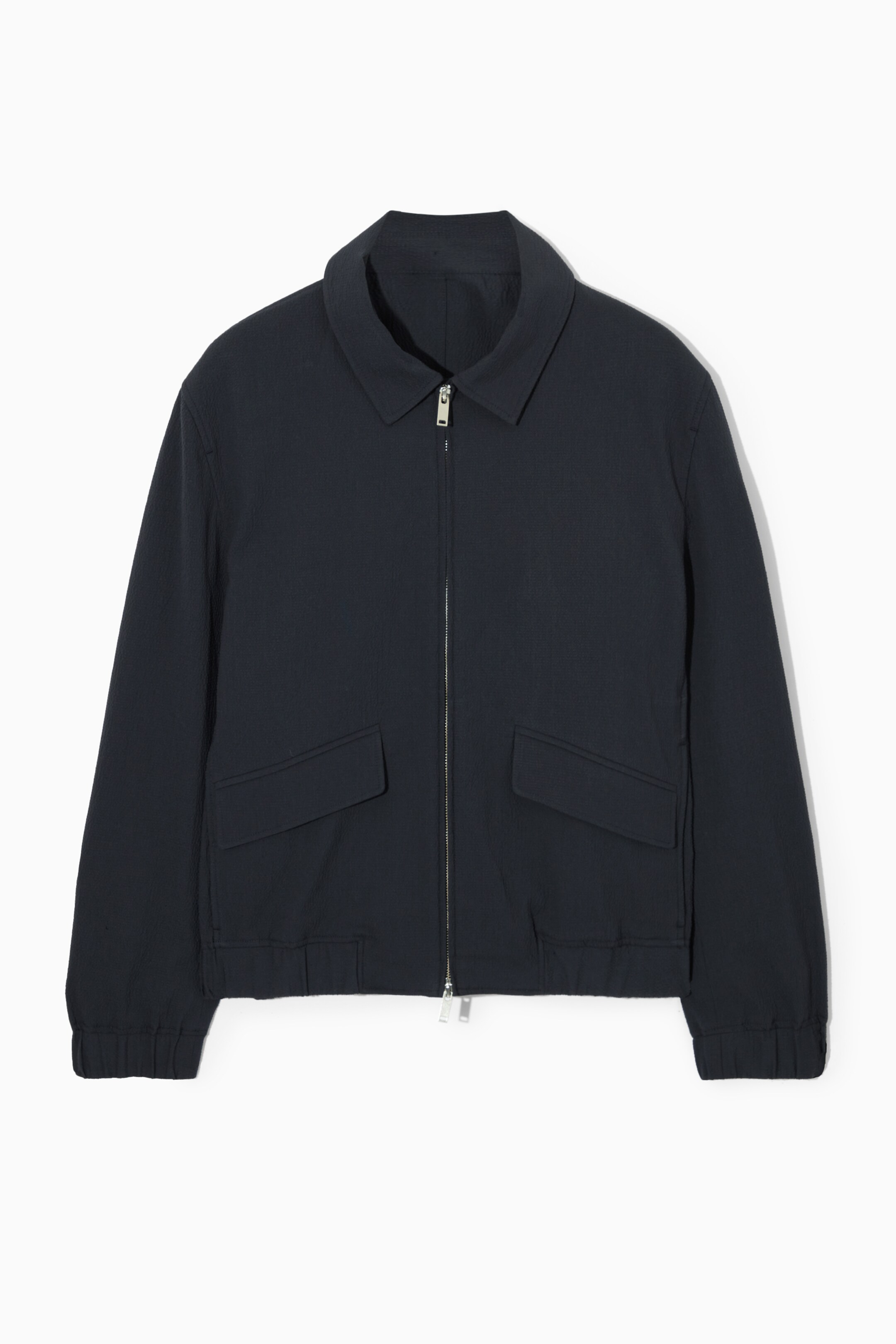 Grösseres Bild ansehen: BLOUSONJACKE AUS SEERSUCKER - NAVYBLAU - HERREN | H&M CH 1