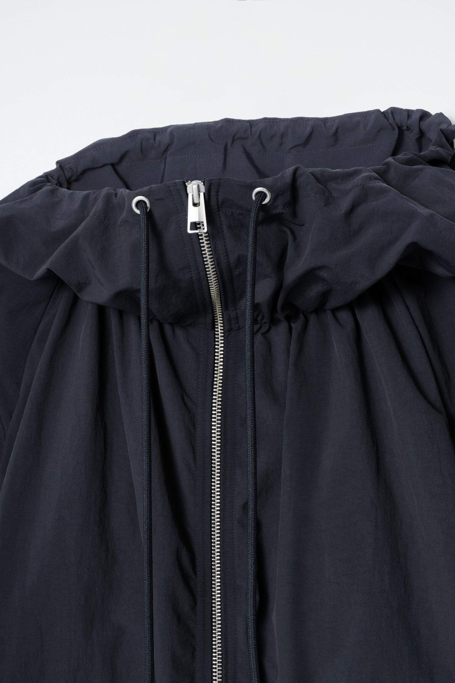 TECHNICAL HOODED PARKA JACKET - NAVY/MOLE - 7