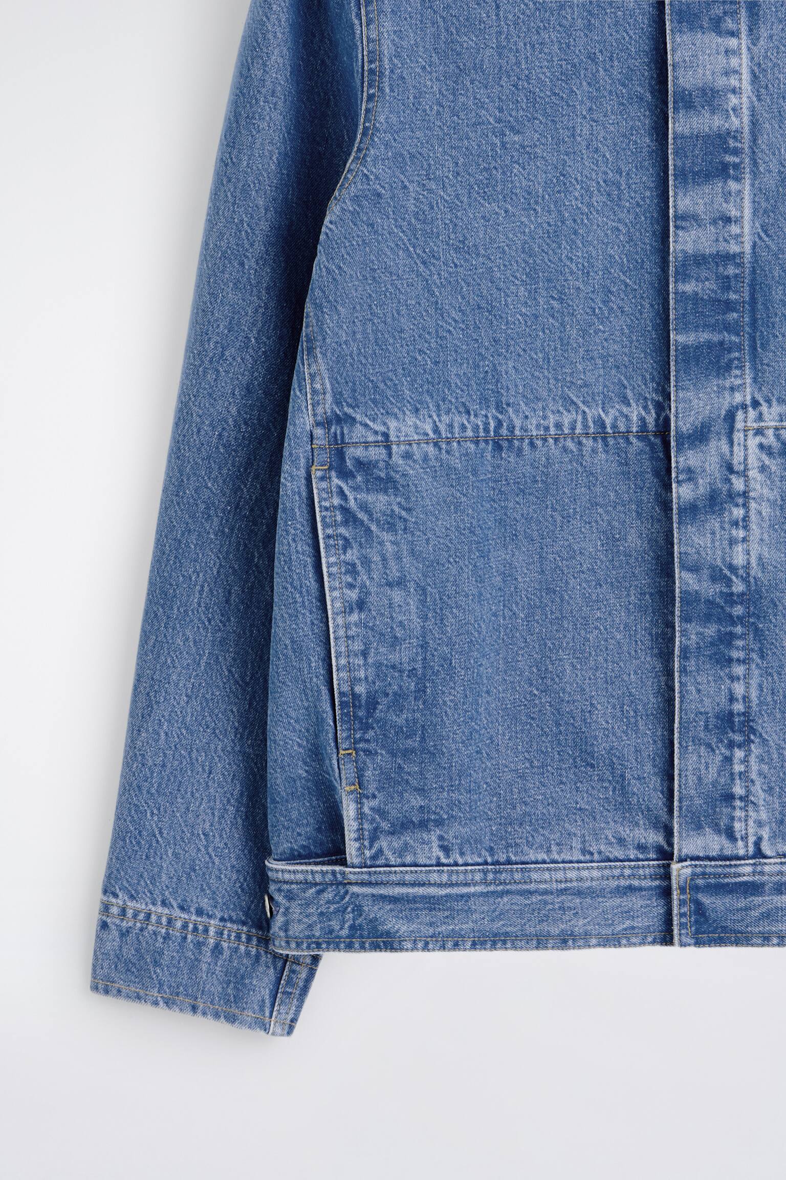 MINIMAL DENIM JACKET - BLUE - 8