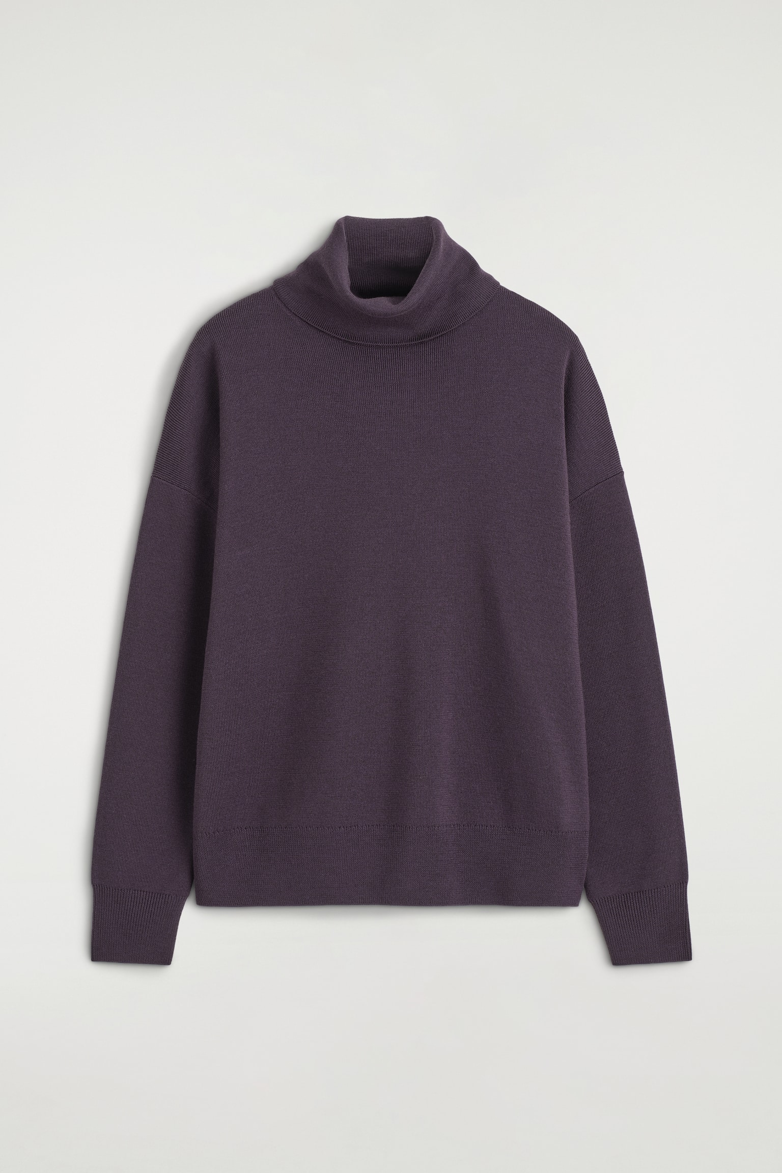 MERINO WOOL ROLL-NECK JUMPER - 1