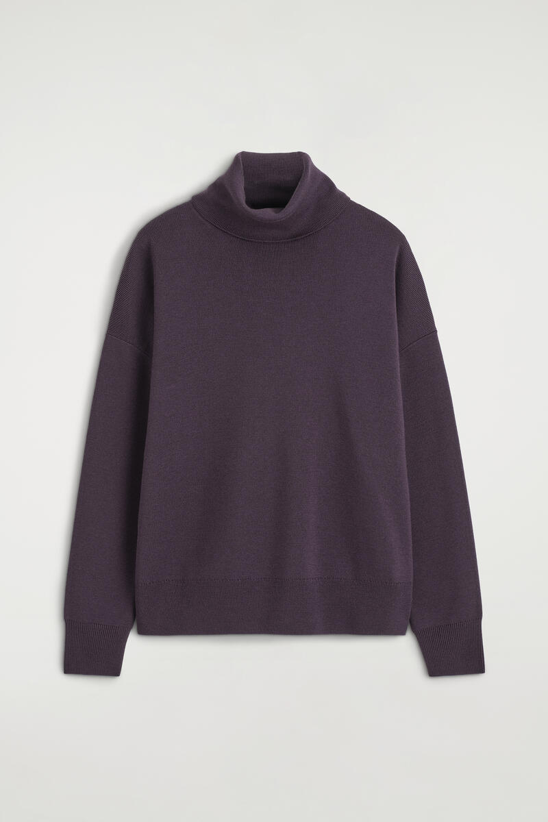 Merino Wool Turtleneck Sweater