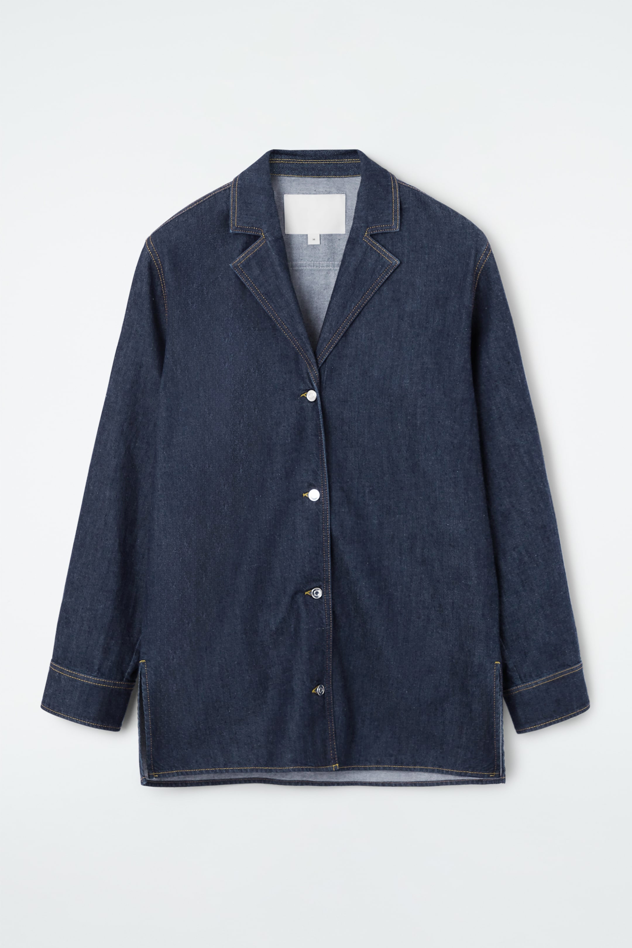 Ingrandisci l'immagine: REGULAR TAILORED DENIM SHIRT - INDIGO - DONNA | H&M CH 1