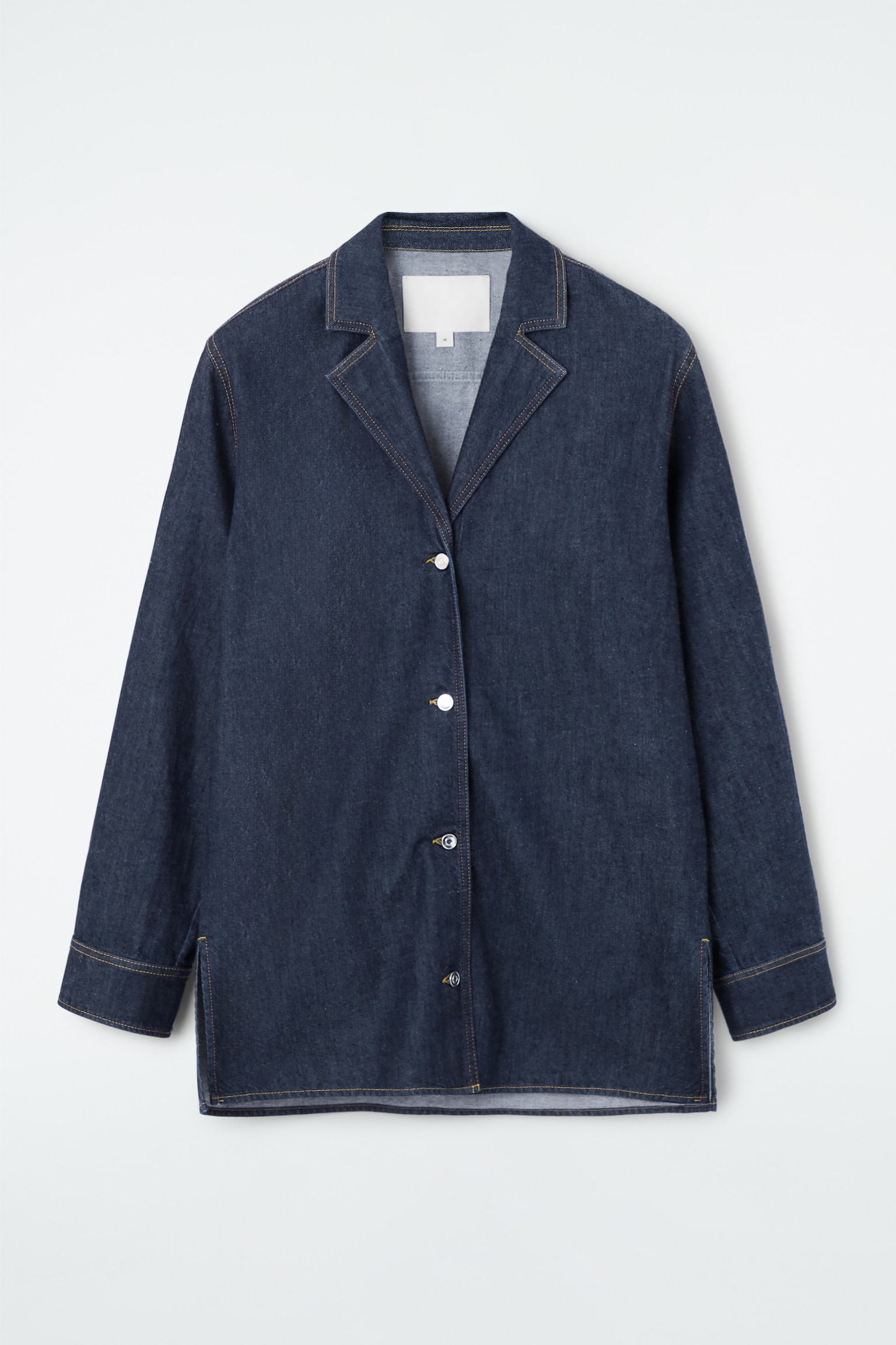 REGULAR TAILORED DENIM SHIRT - INDIGO