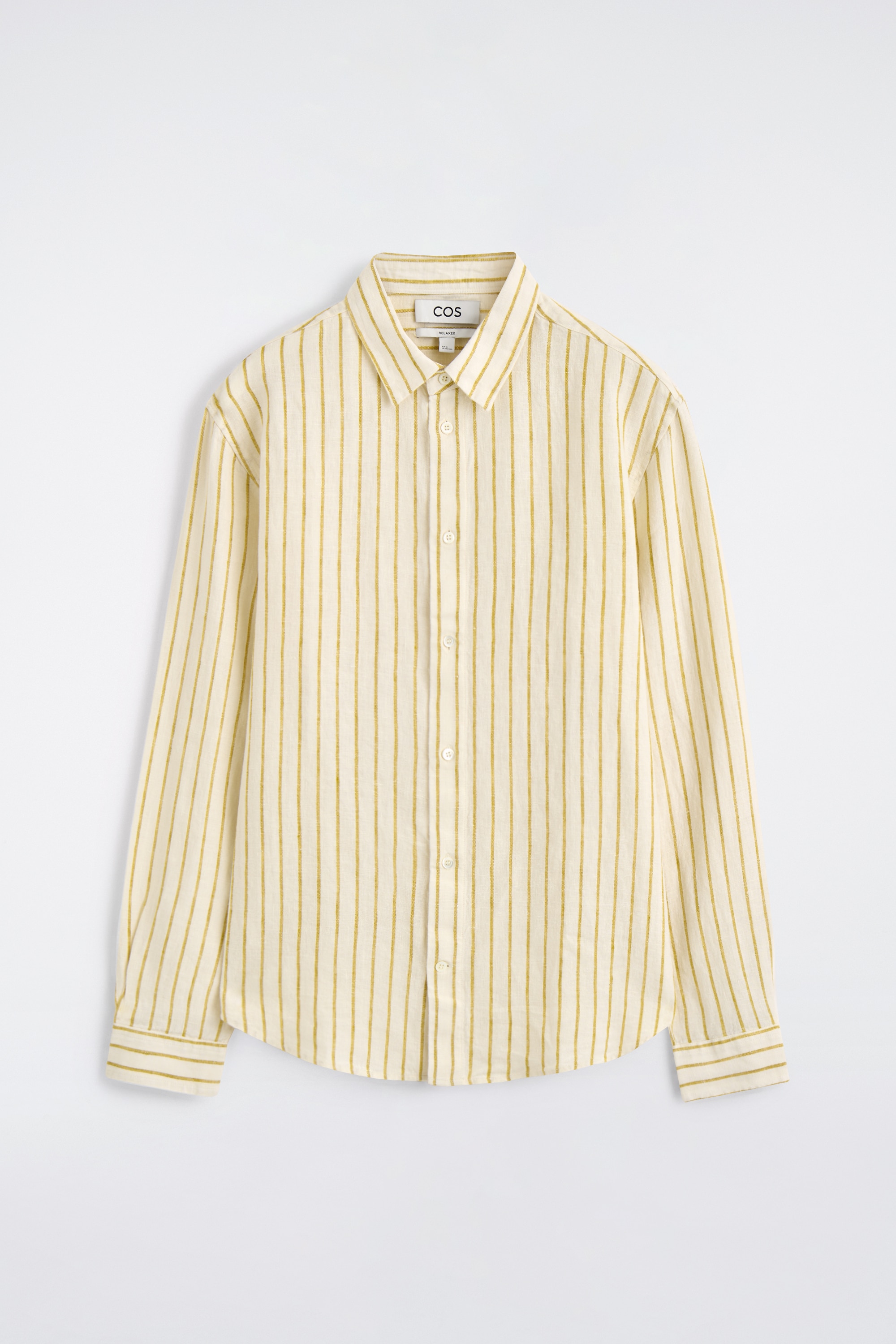 LOCKERES LEINENHEMD - WEISS/GELB/GESTREIFT/KHAKI/NAVYBLAU/WEISS/BEIGE/GESTREIFT