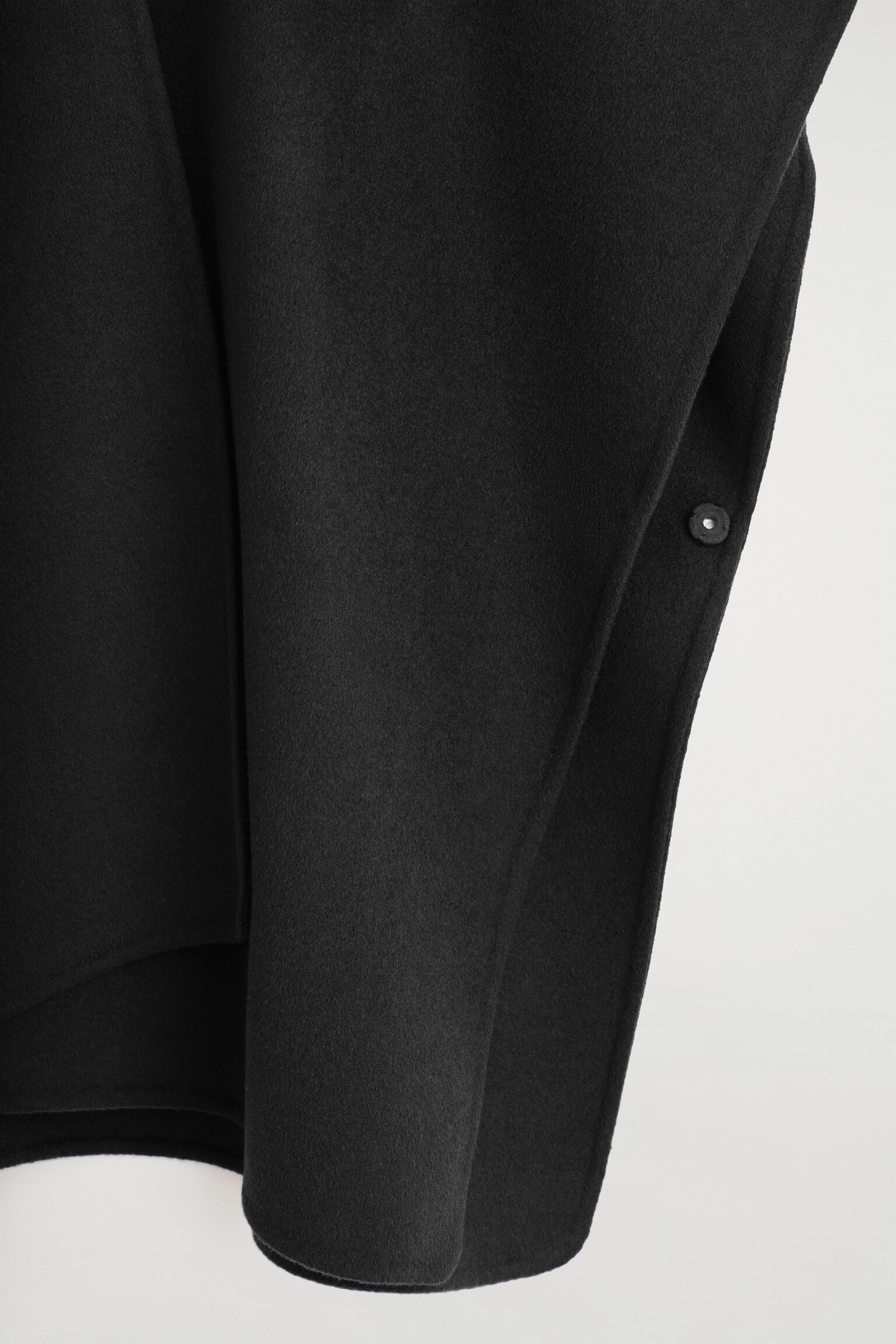 CAPE ÉCHARPE EN LAINE DOUBLE FACE - NOIR/BRUN FONCÉ/BEIGE - 3
