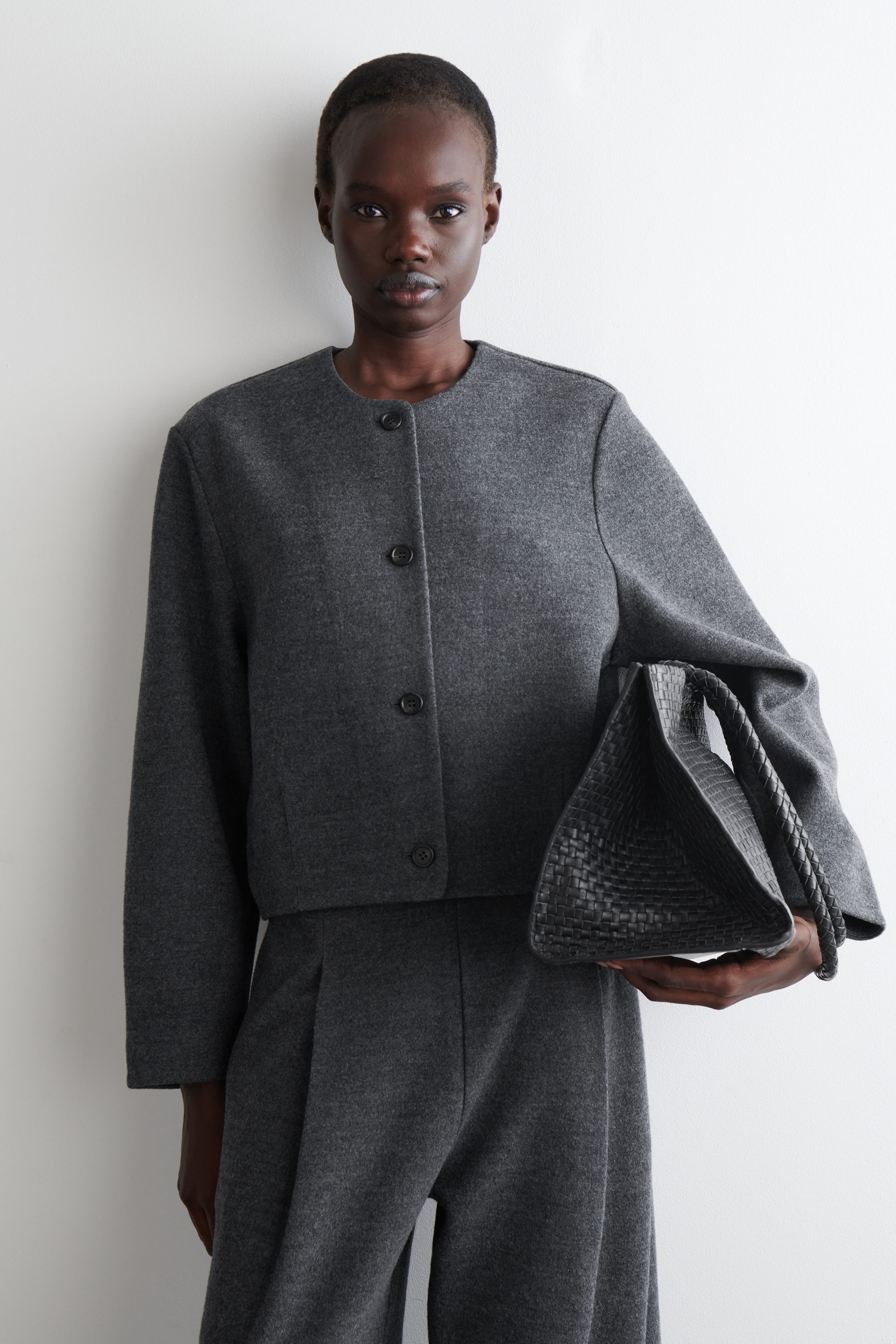 BOILED MERINO WOOL CARDIGAN