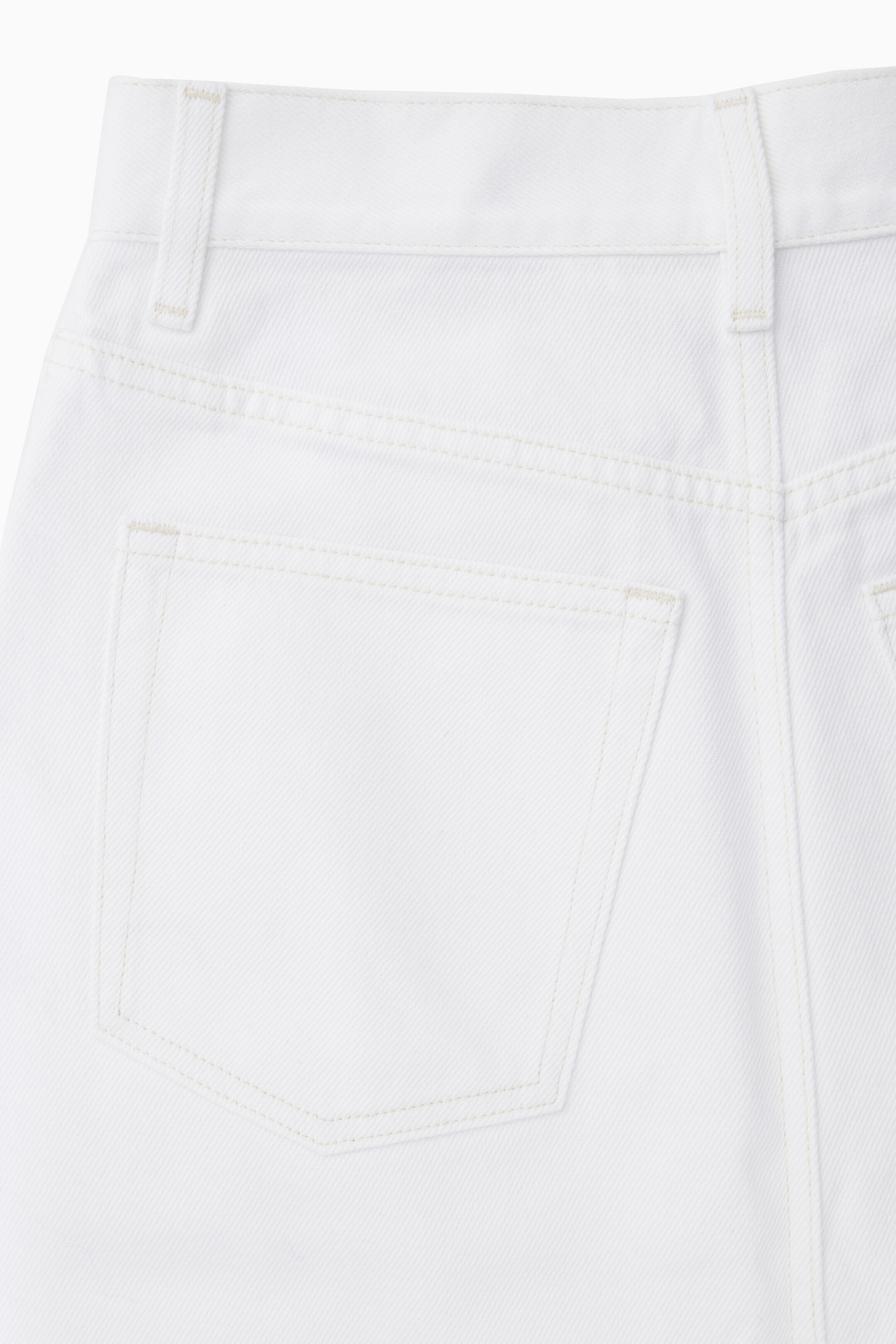 View larger image: A-LINE DENIM MIDI SKIRT - WHITE - Ladies | H&M GB 2
