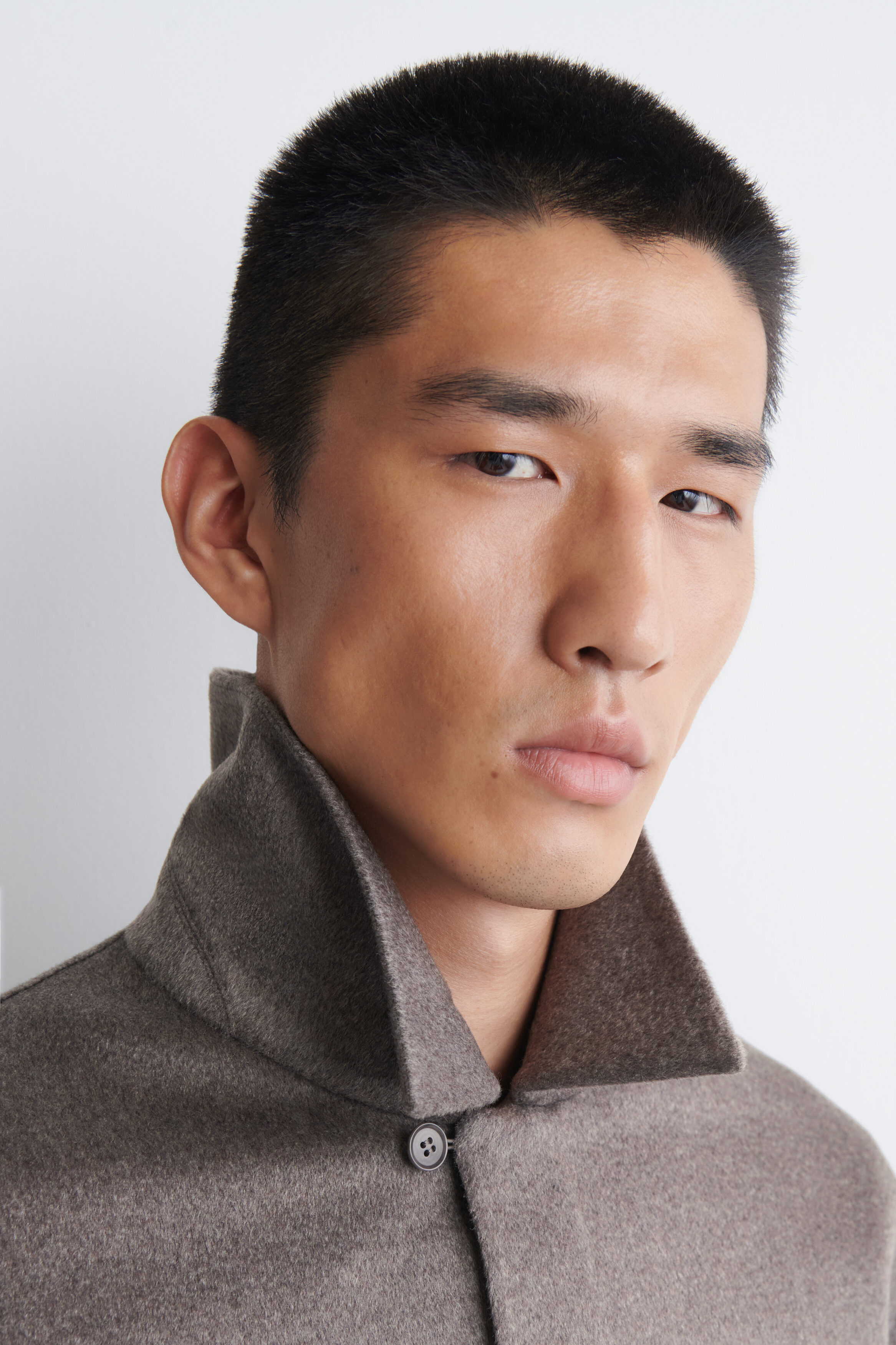 DOUBLE-FACED CASHMERE SHIRT - thumbnail 3
