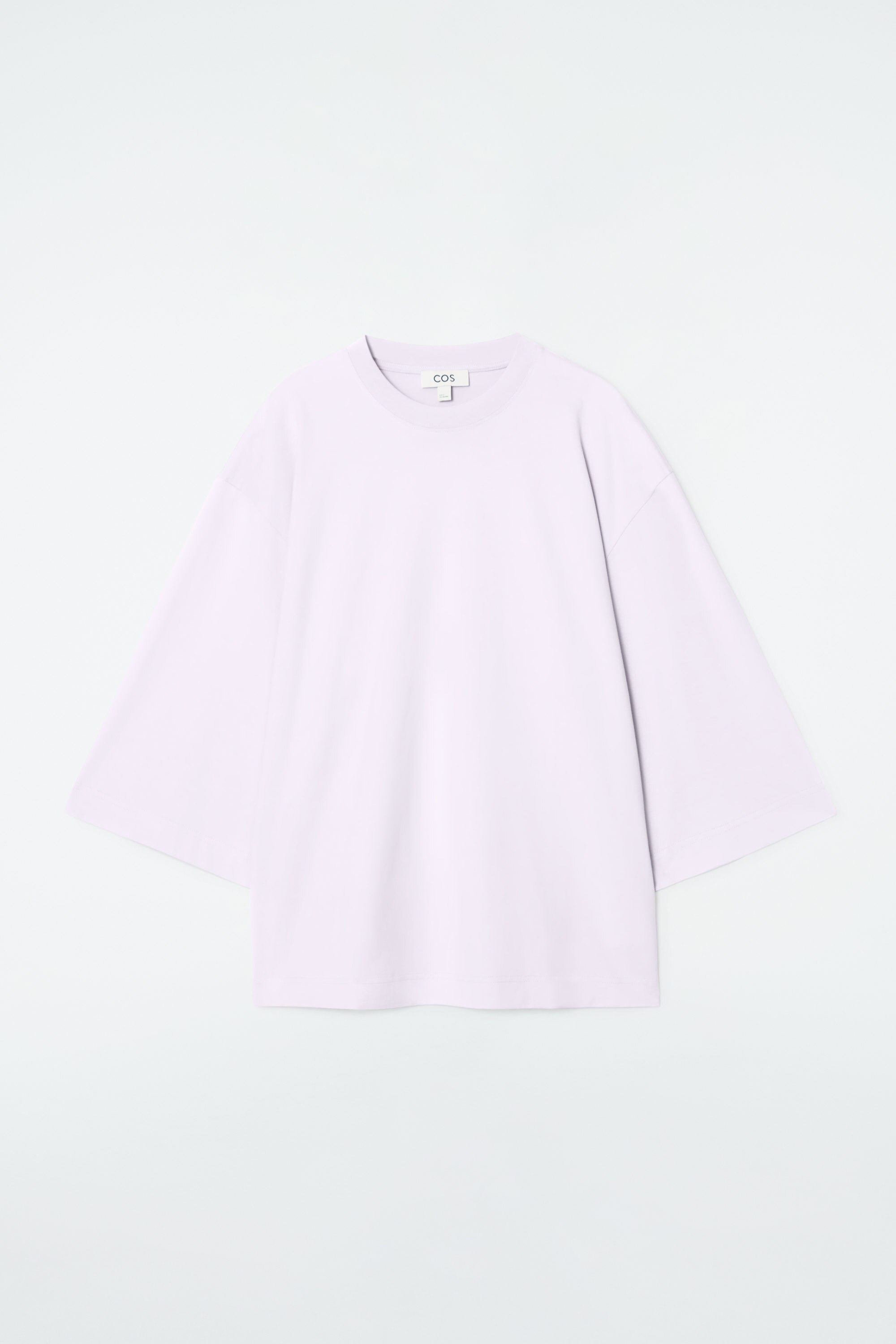 TRAPEZE RELAXED T-SHIRT - LILAC | COS US
