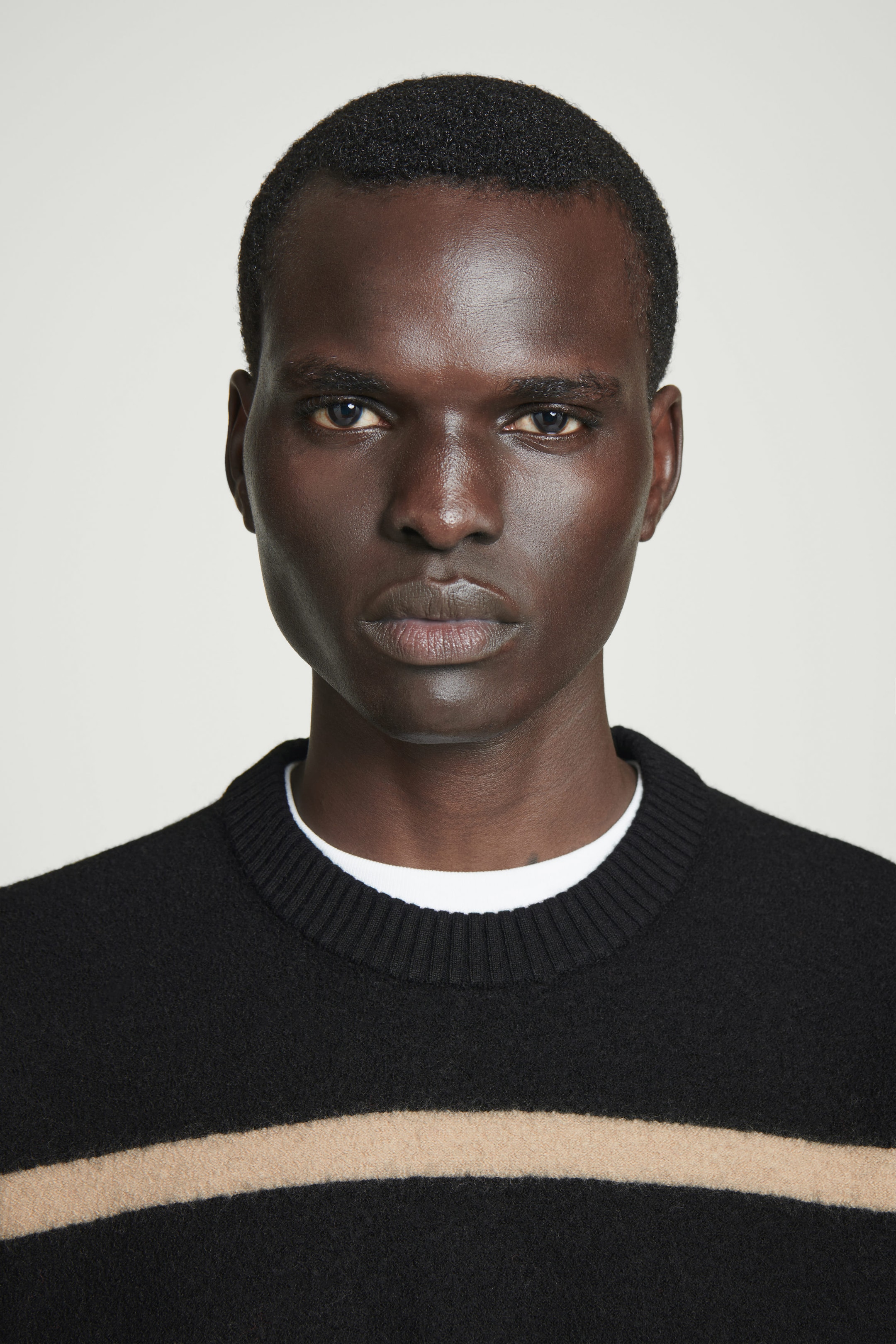 BOILED-WOOL CREW-NECK JUMPER