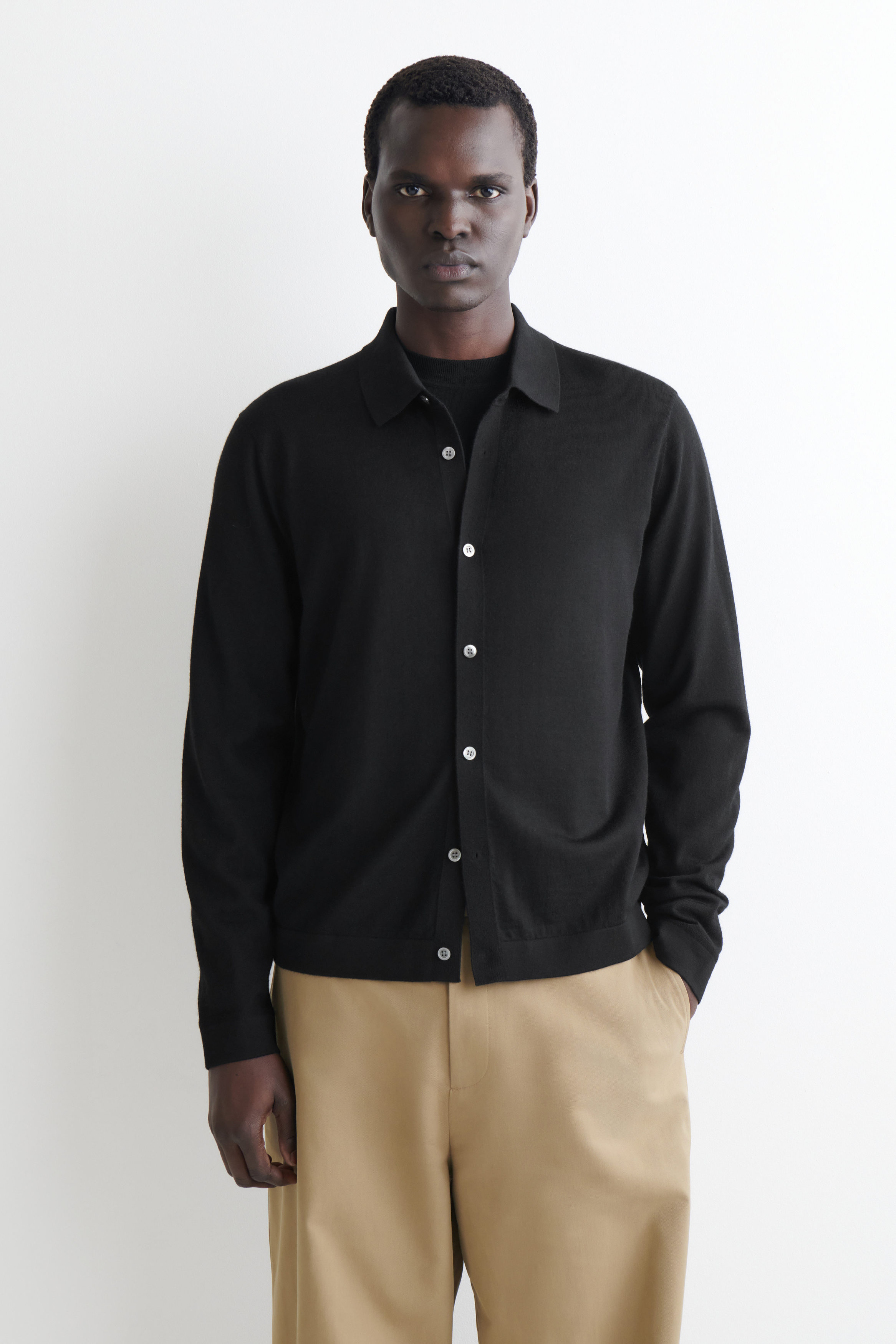 KNITTED MERINO WOOL SHIRT - thumbnail 7