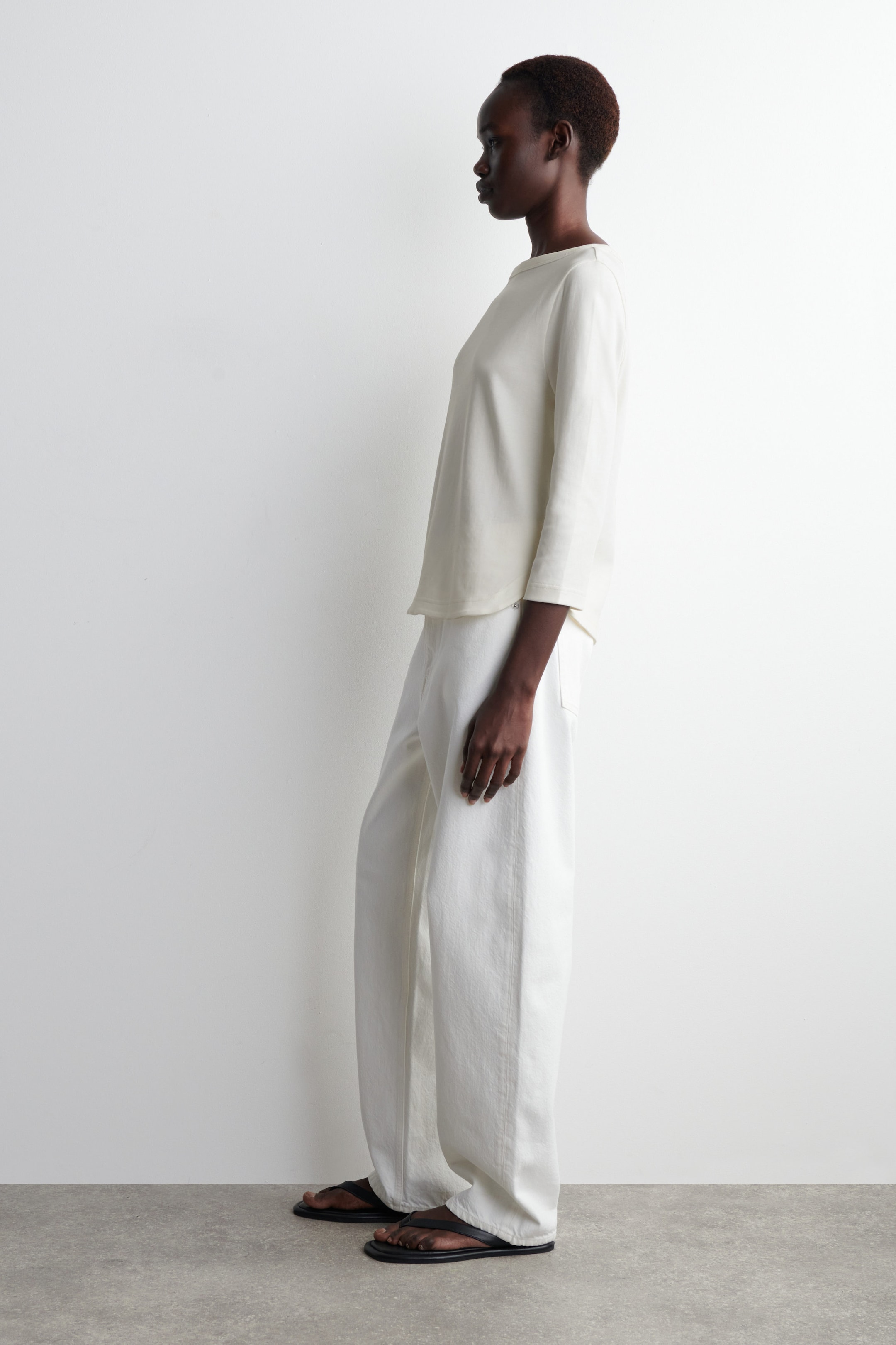 3/4 SLEEVE COTTON TOP
