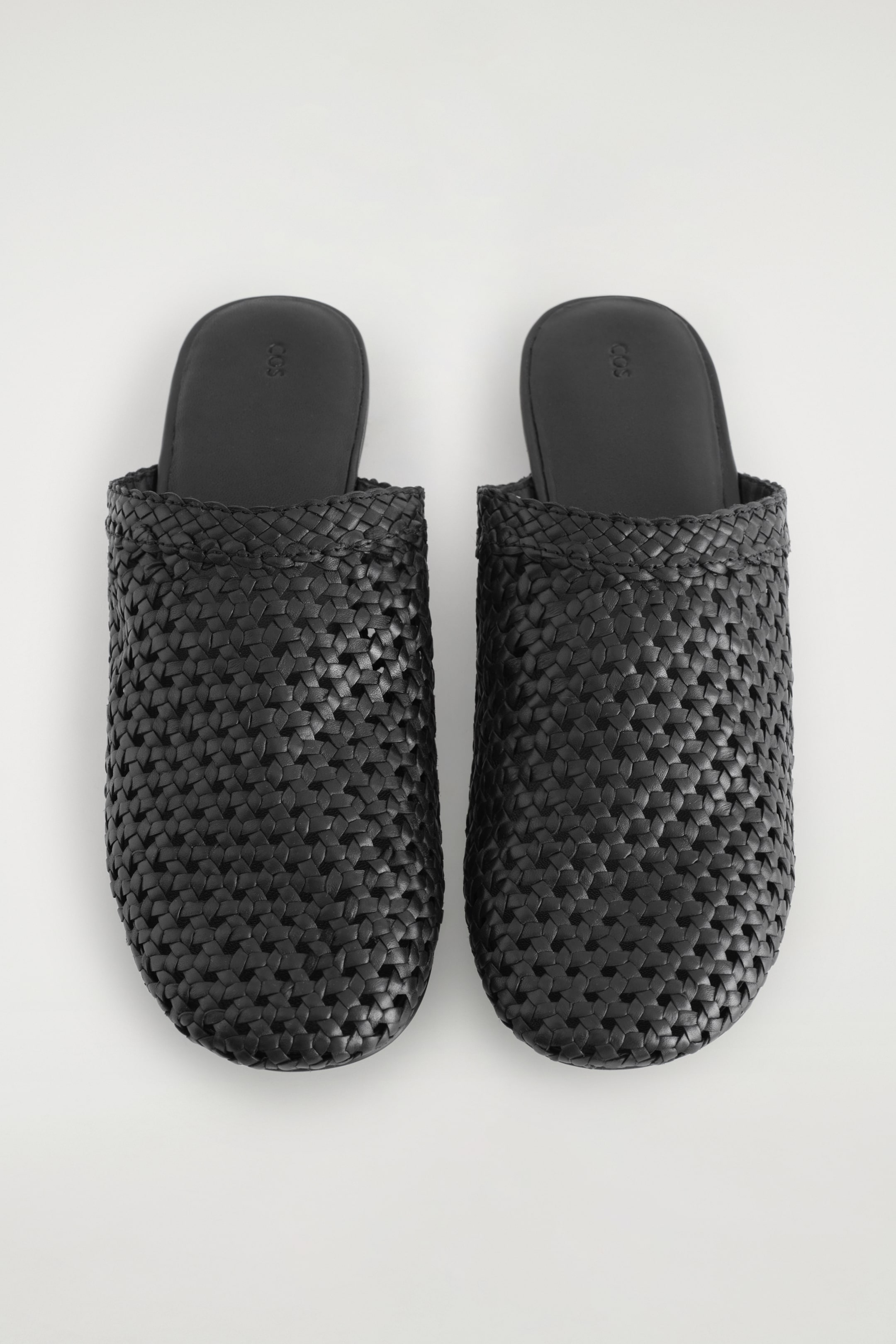 Agrandir l'image: MULES EN CUIR TRESSÉ - NOIR - FEMME | H&M FR 6