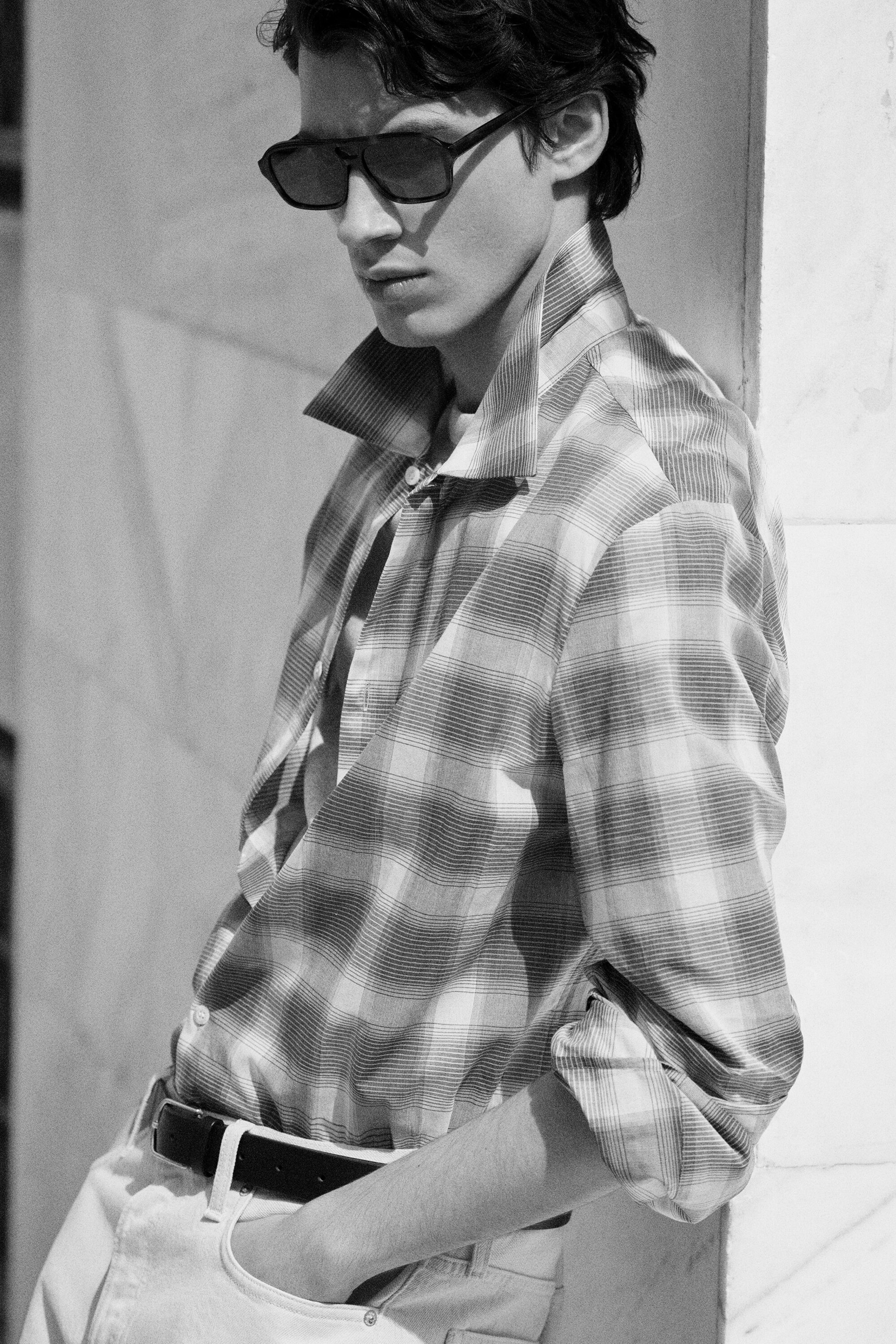 KARIERTES BAUMWOLLHEMD