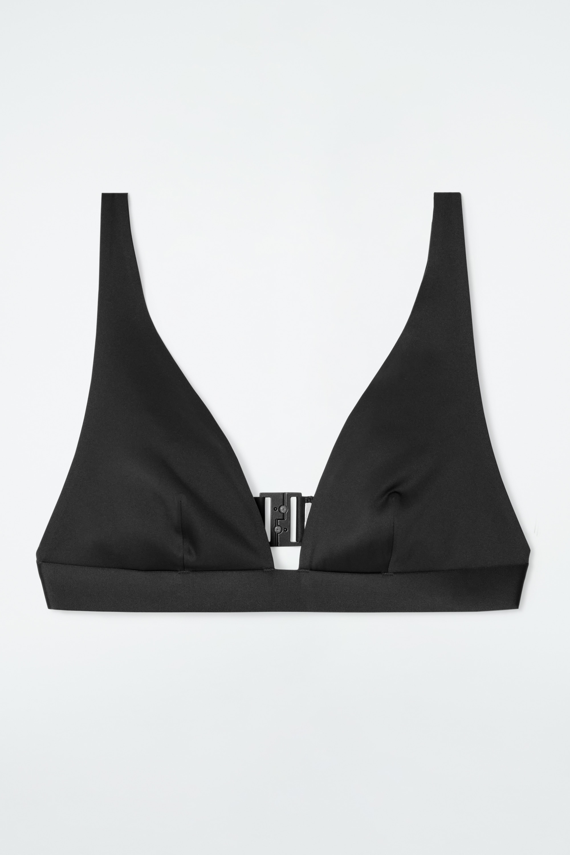 SCUBA BIKINI TOP - BLACK/BURGUNDY/KHAKI GREEN