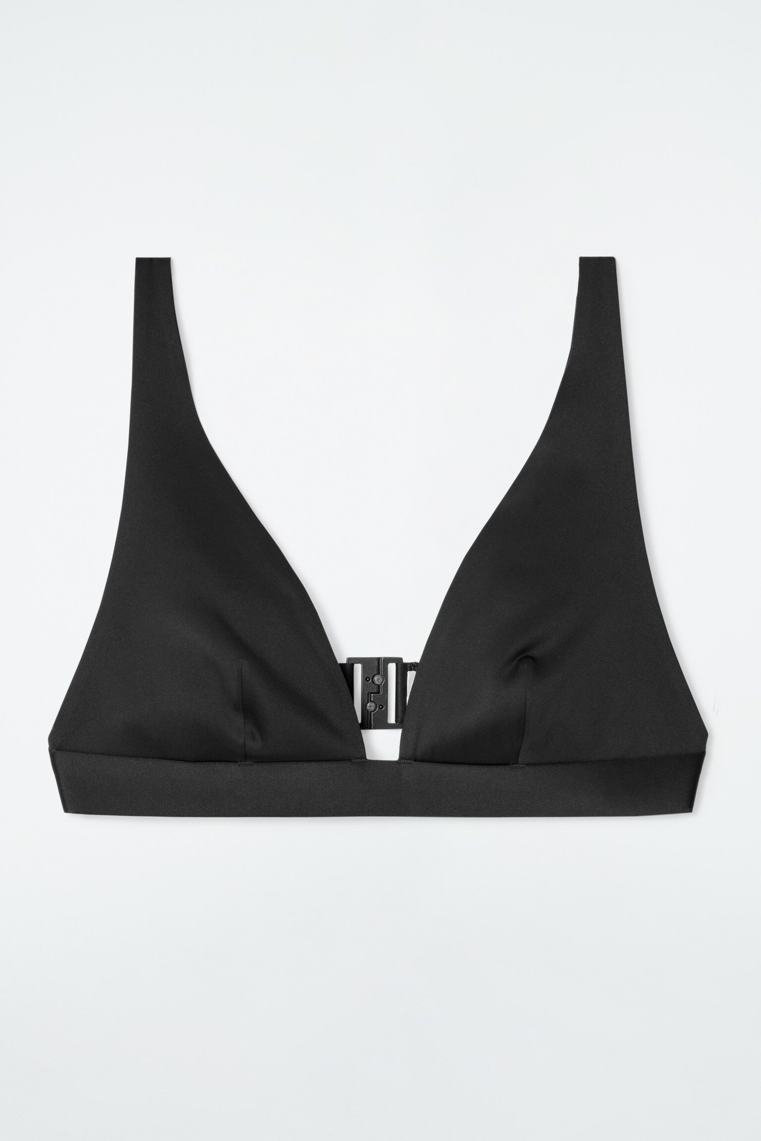 TOP DE BIKINI CO EFECTO NEOPRENO - NEGRO/BURDEOS/VERDE CAQUI - 2