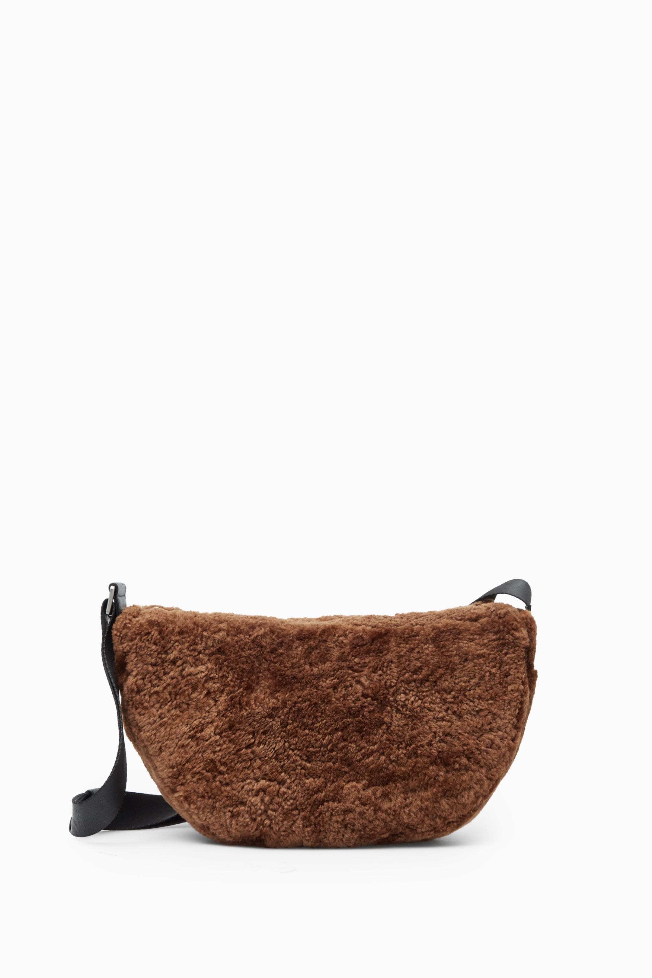 View larger image: SLOUCHY CROSSBODY - SHEARLING - BROWN - Men | H&M GB 2