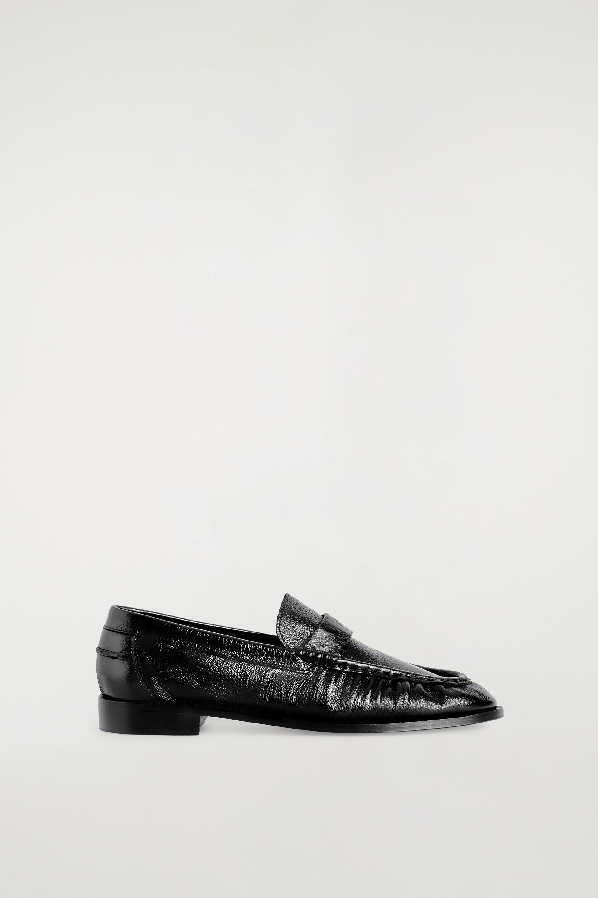 MOCASSINS EN CUIR - NOIR/BRUN