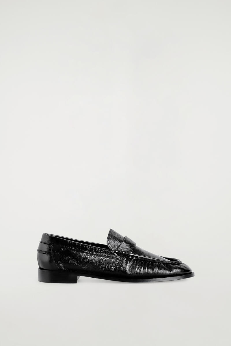 Leather Moccasin Loafers