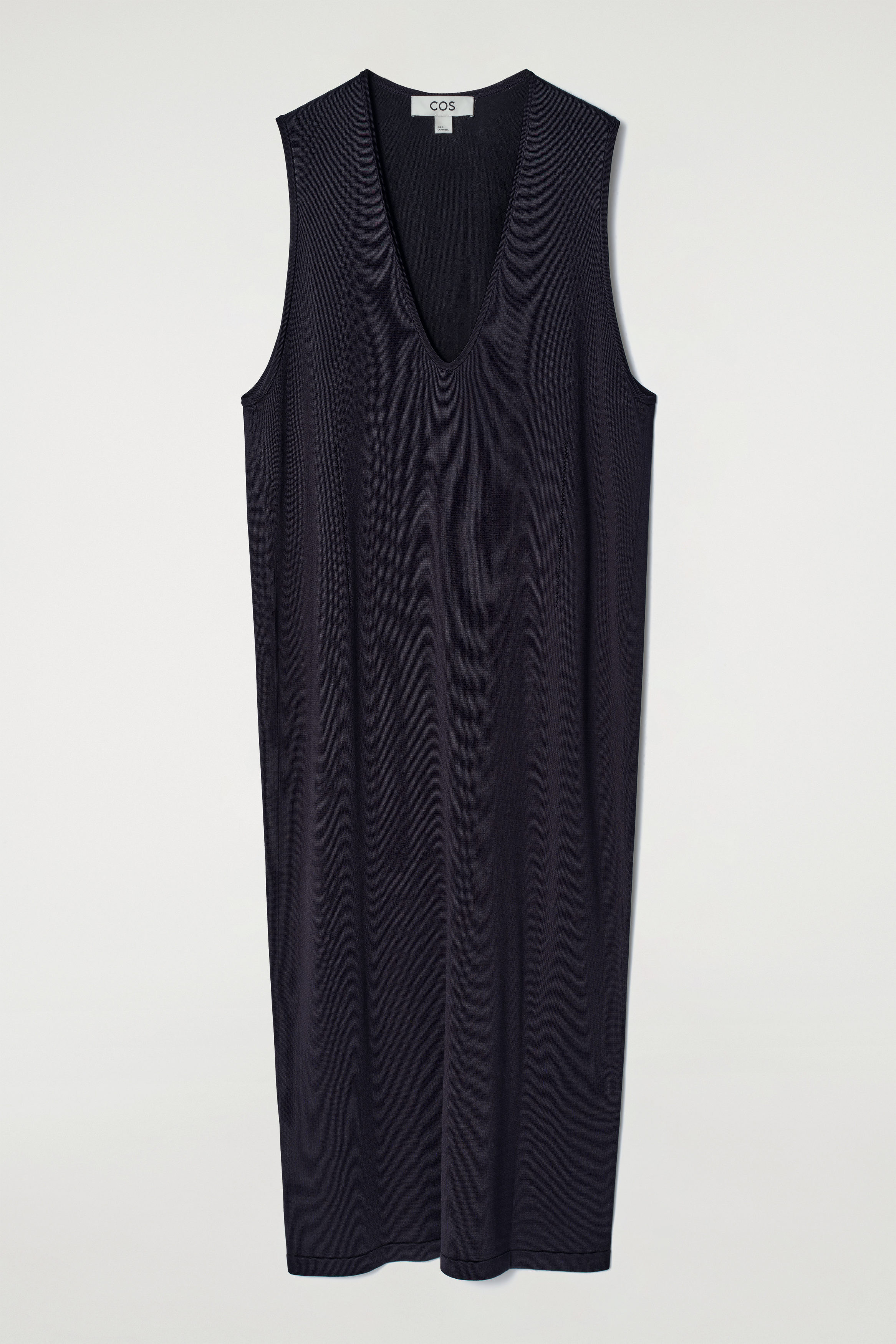 Cos CONTOURED KNITTED MIDI DRESS | King's Cross