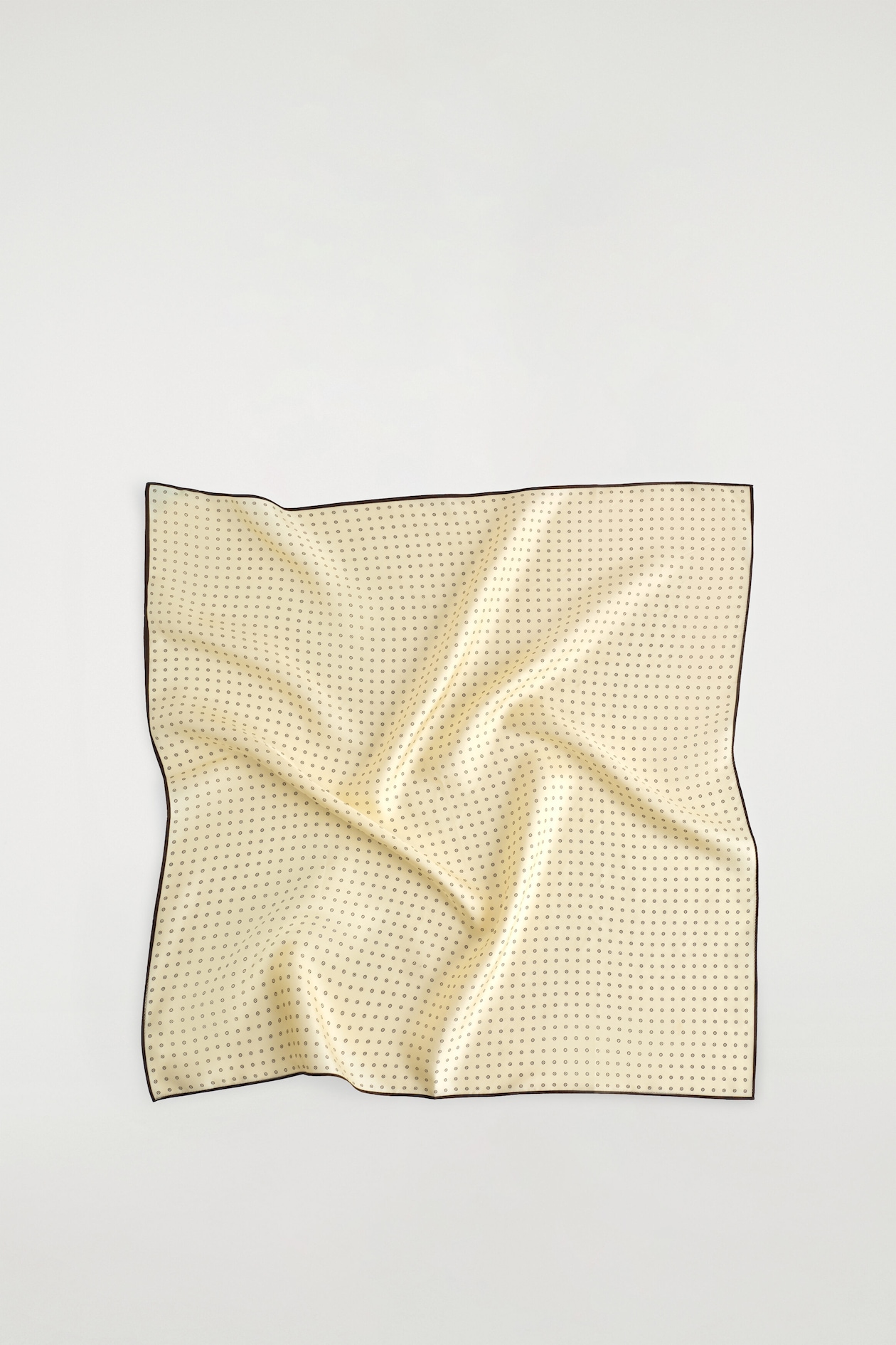 POLKA-DOT SILK SCARF