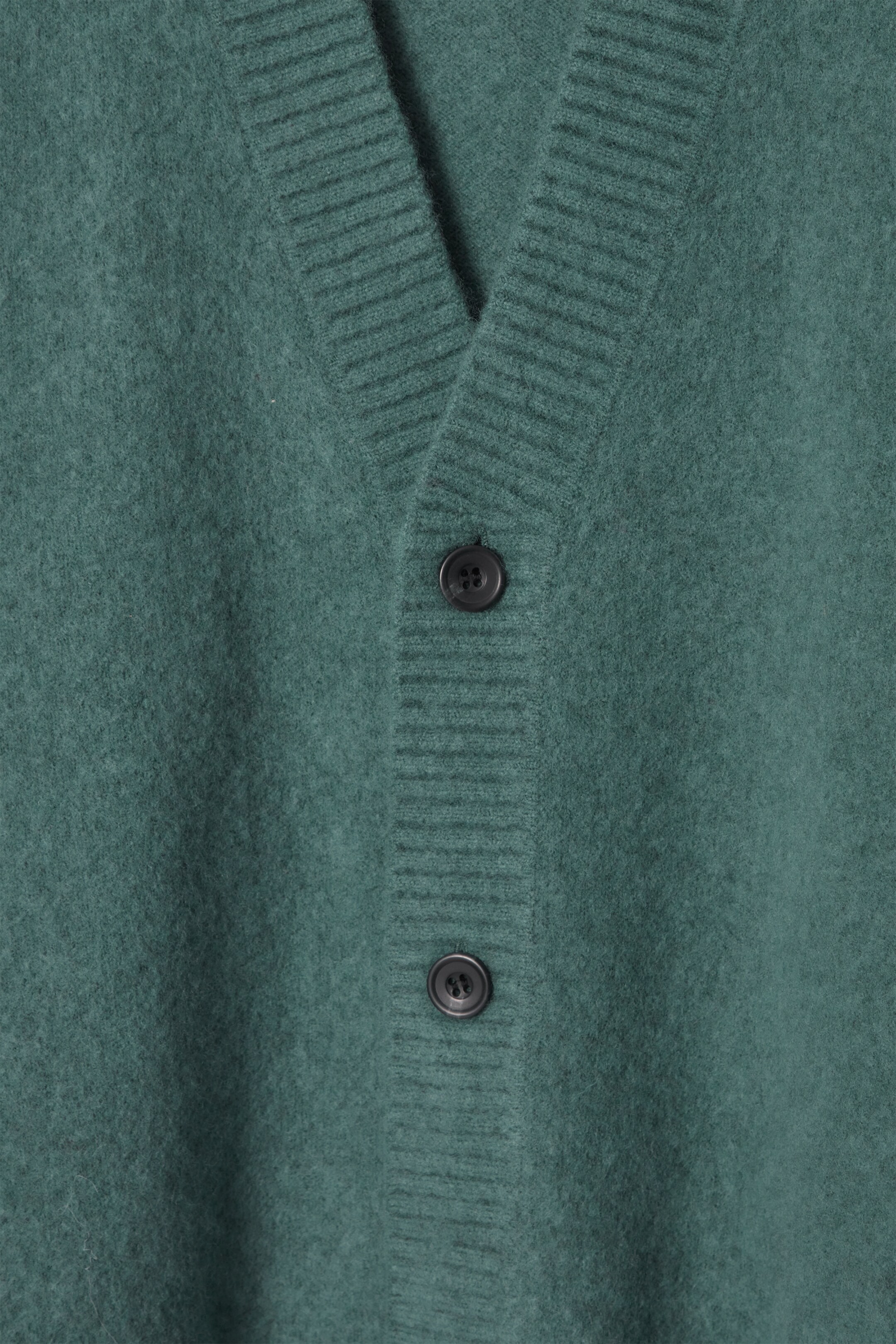 View larger image: BRUSHED-WOOL V-NECK CARDIGAN - TEAL - Men | H&M GB 2