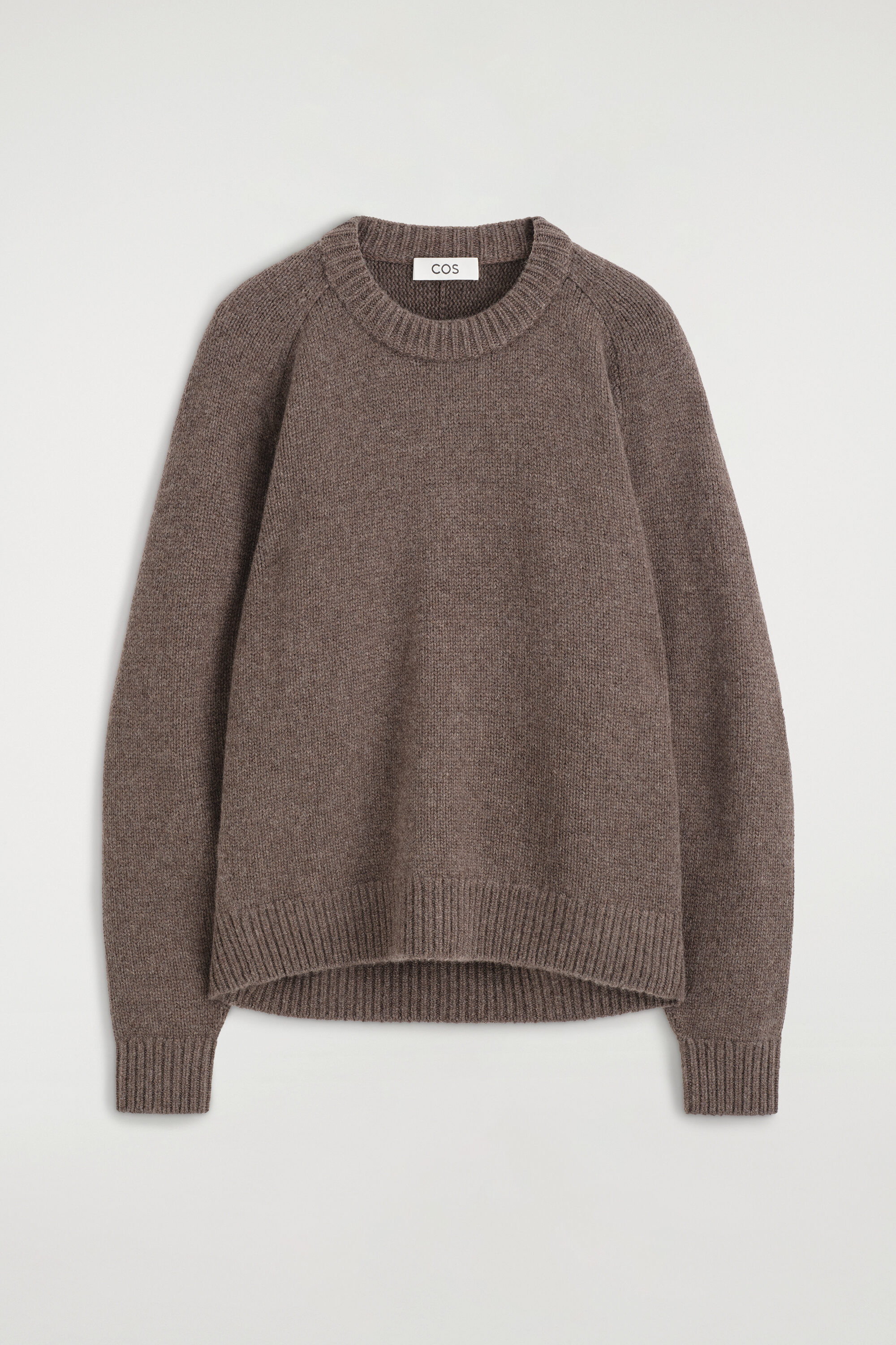 Rounded Cashmere Crew-neck Jumper