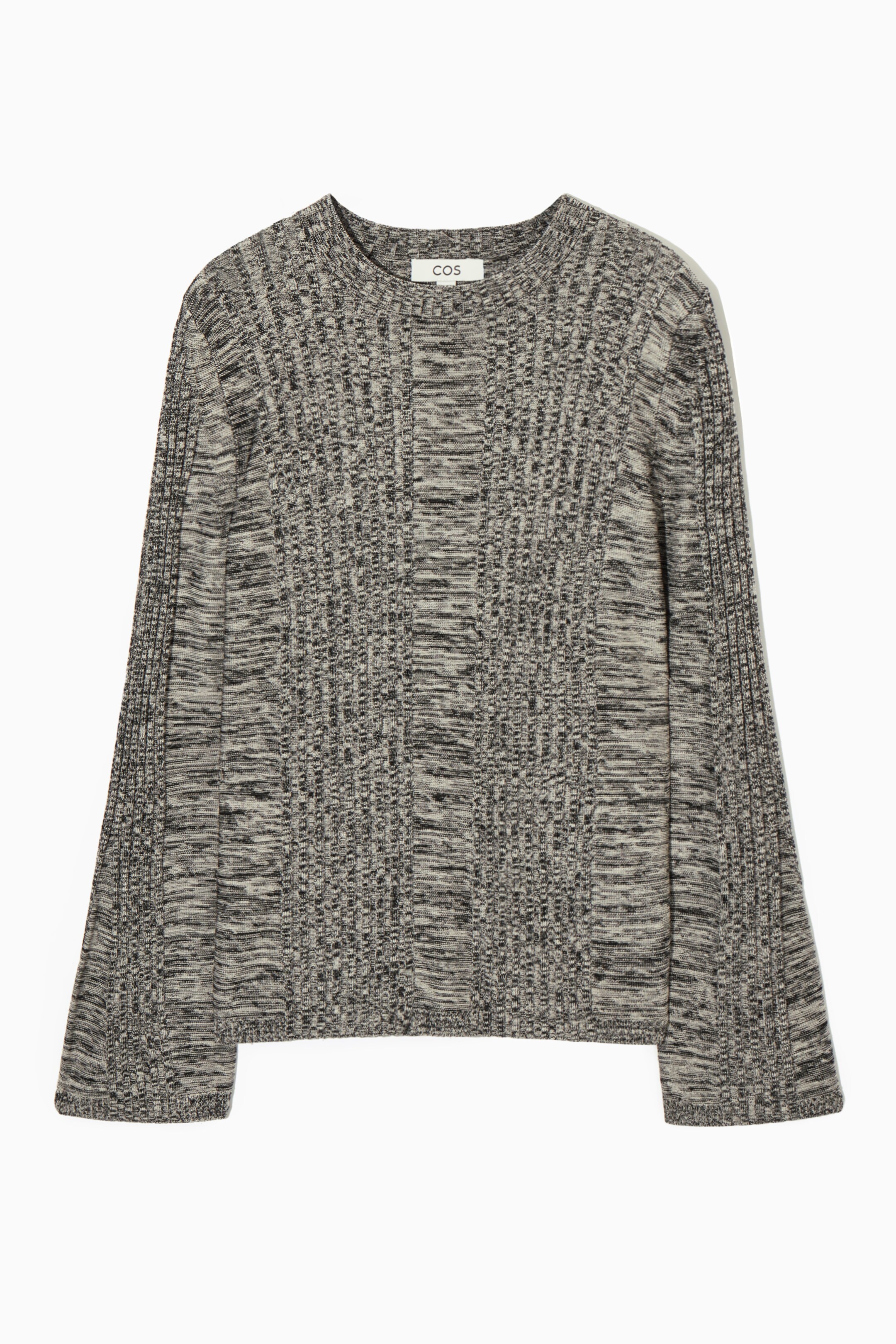 Grösseres Bild ansehen: OBERTEIL MIT AUSGESTELLTEN ÄRMELN - SCHWARZ - DAMEN | H&M CH 1