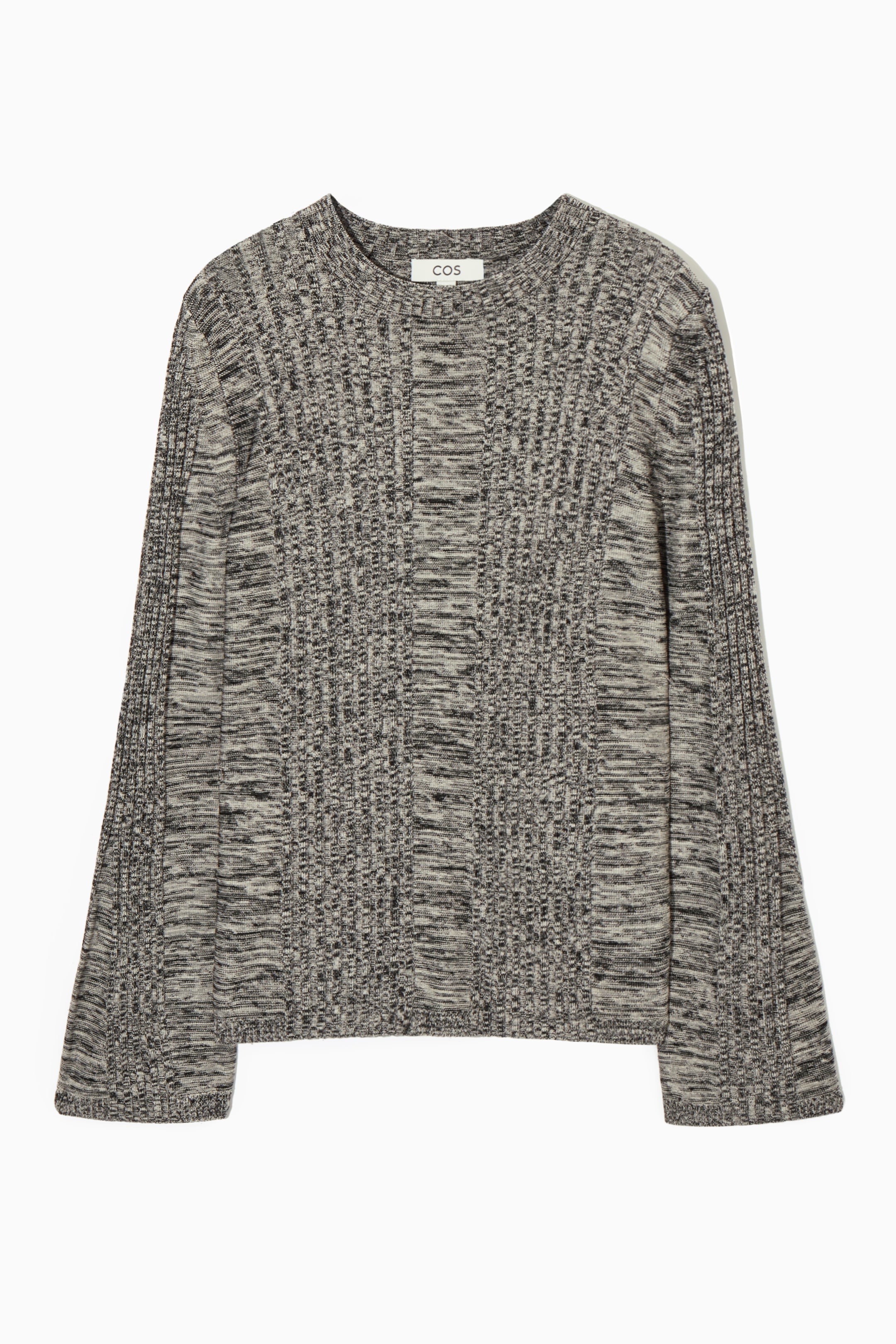 Grösseres Bild ansehen: OBERTEIL MIT AUSGESTELLTEN ÄRMELN - SCHWARZ - DAMEN | H&M CH 1