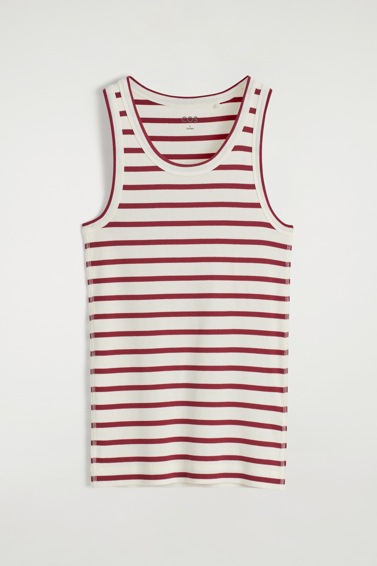 DÉBARDEUR CÔTELÉ - ROUGE / BLANC / RAYURES/BLANC/Noir/Blanc / Bleu marine - 2