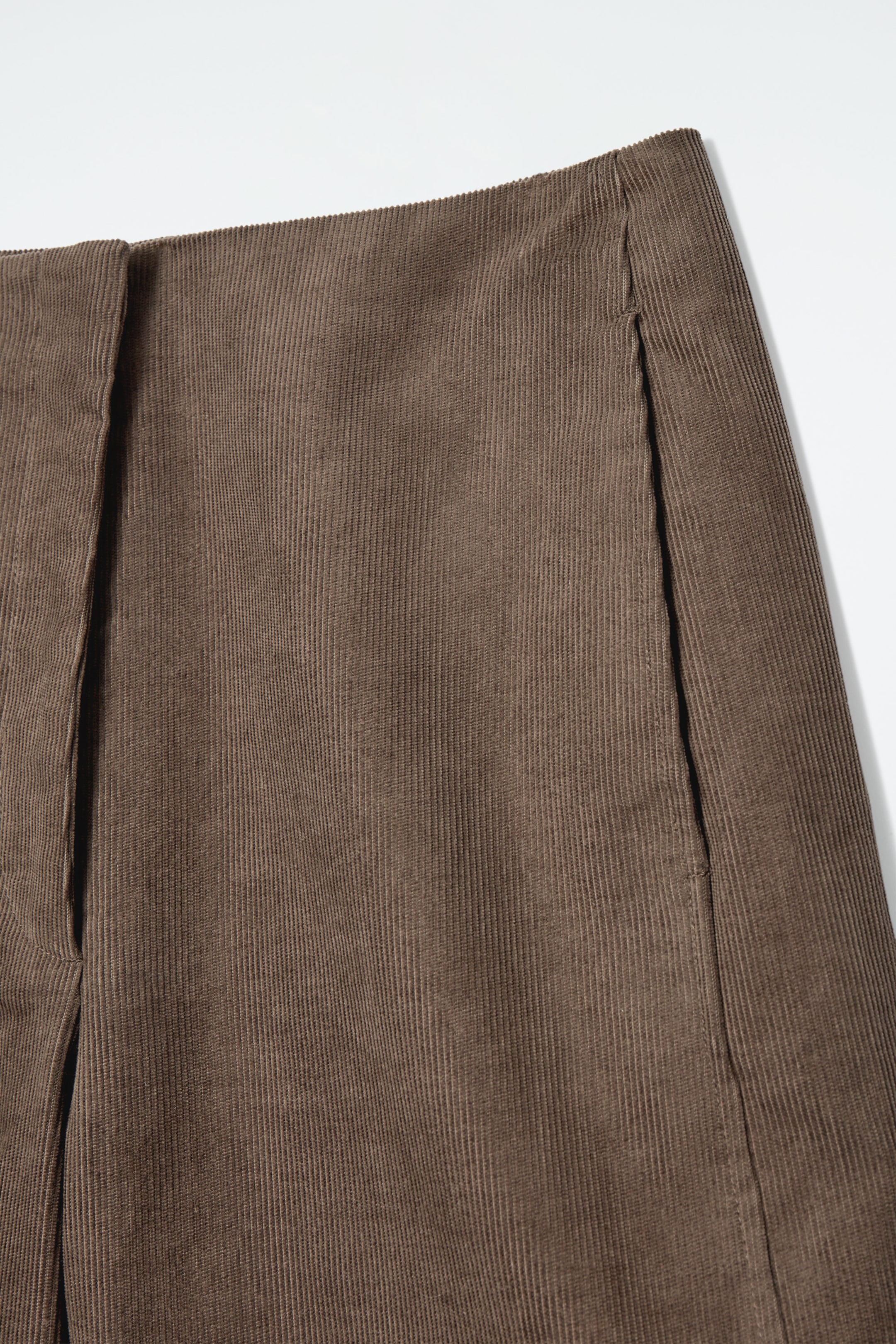 CORDUROY BARREL-LEG PANTS