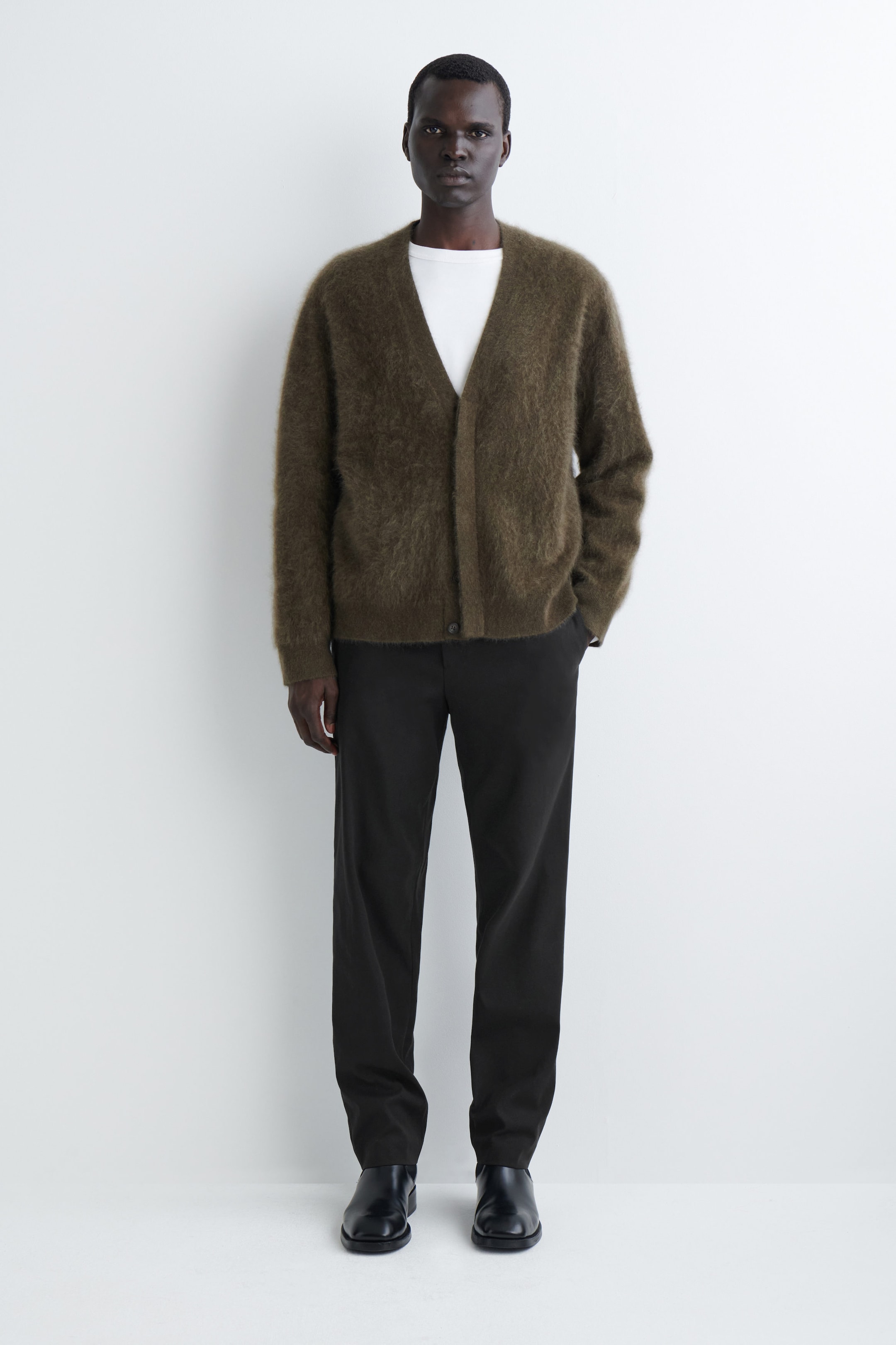 PANTALONI SLIM IN COTONE