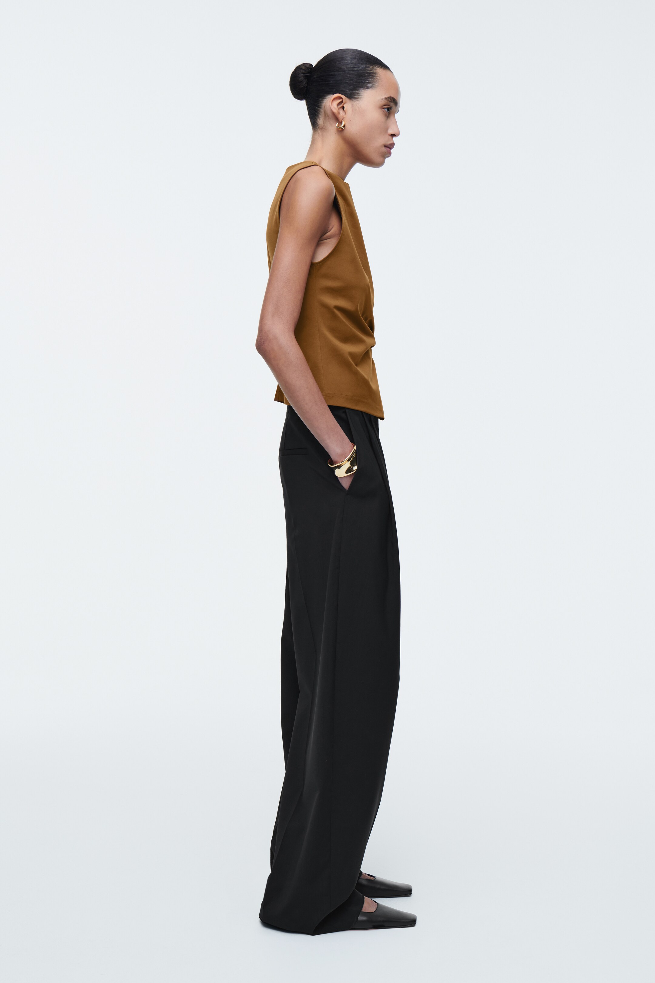 Agrandir l'image: HAUT À DÉTAIL TORSADÉ - BRUN - FEMME | H&M FR 3