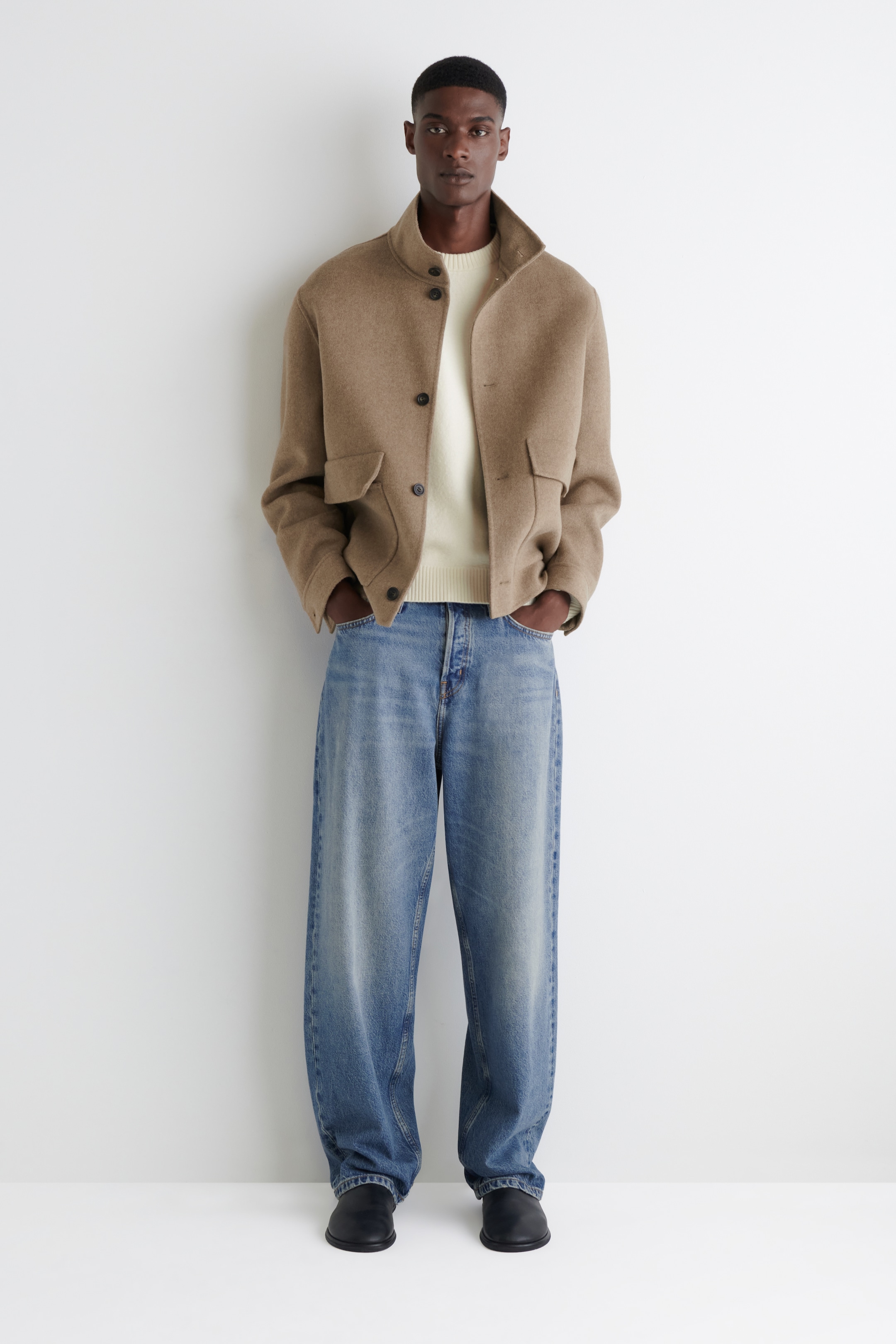 Grösseres Bild ansehen: RUNDHALSPULLOVER AUS KOCHWOLLE - ECRU - HERREN | H&M CH 2