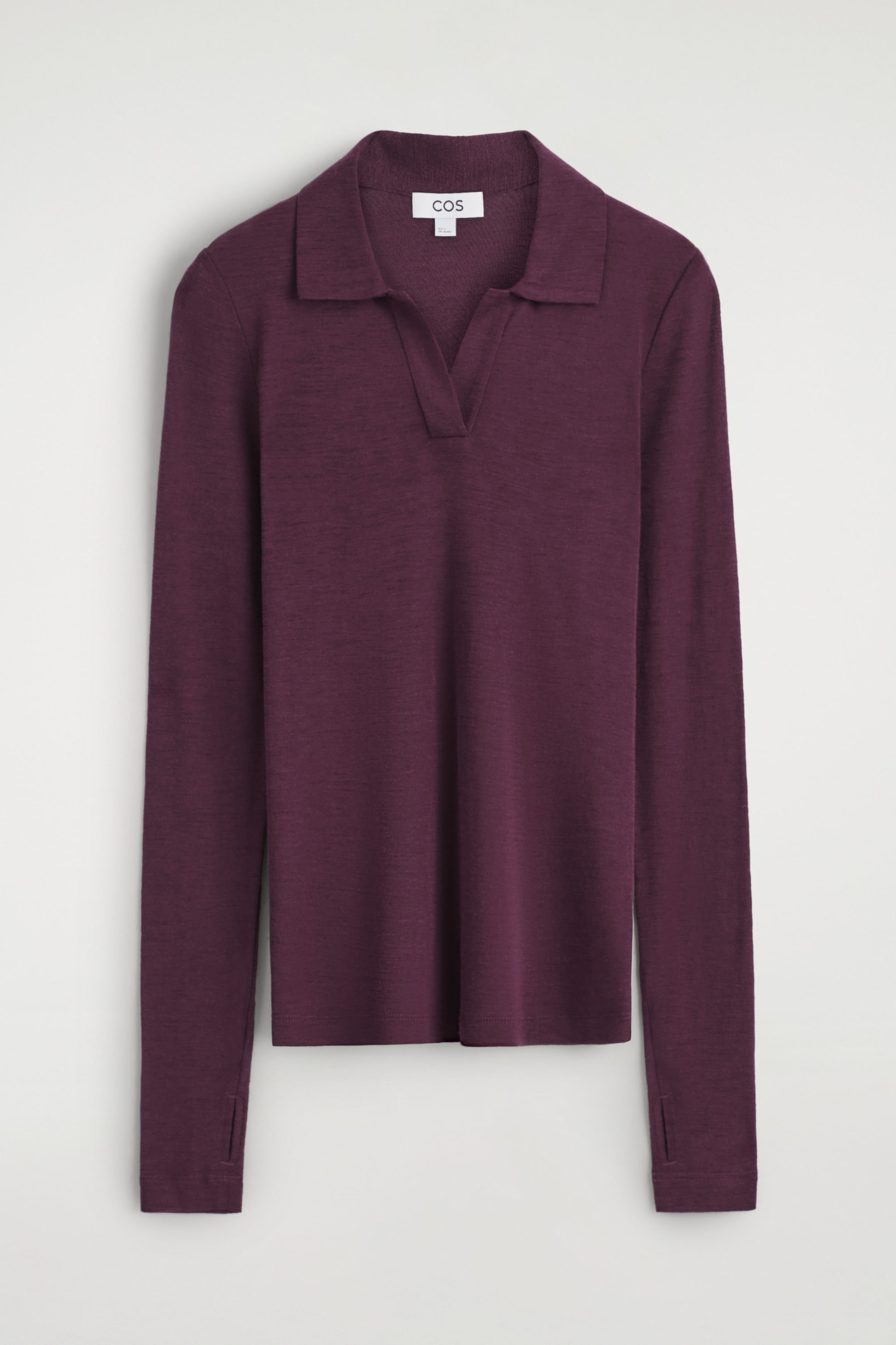 MERINO WOOL POLO SHIRT