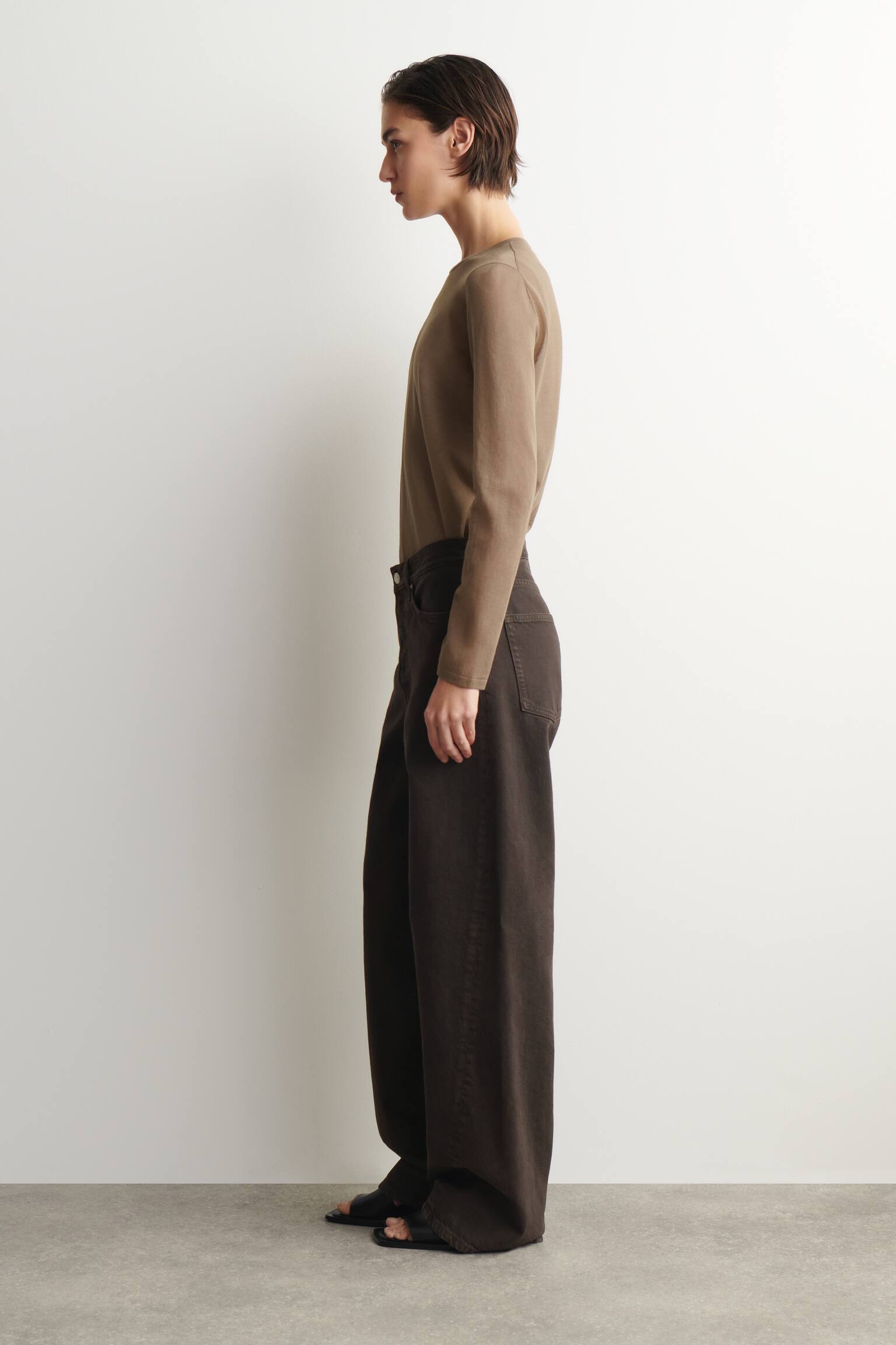 JEAN DROIT FACADE - BRUN/BLEU POUDRÉ/BLEU - 7