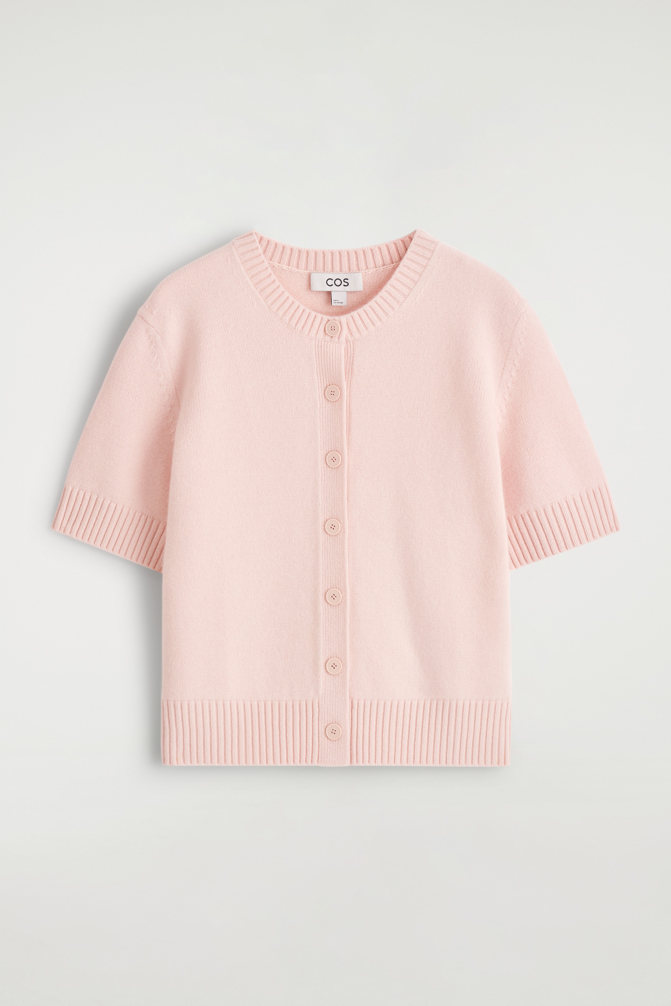 Agrandir l'image: CARDIGAN À MANCHES COURTES EN LAINE MÉRINOS - ROSE - FEMME | H&M FR 6