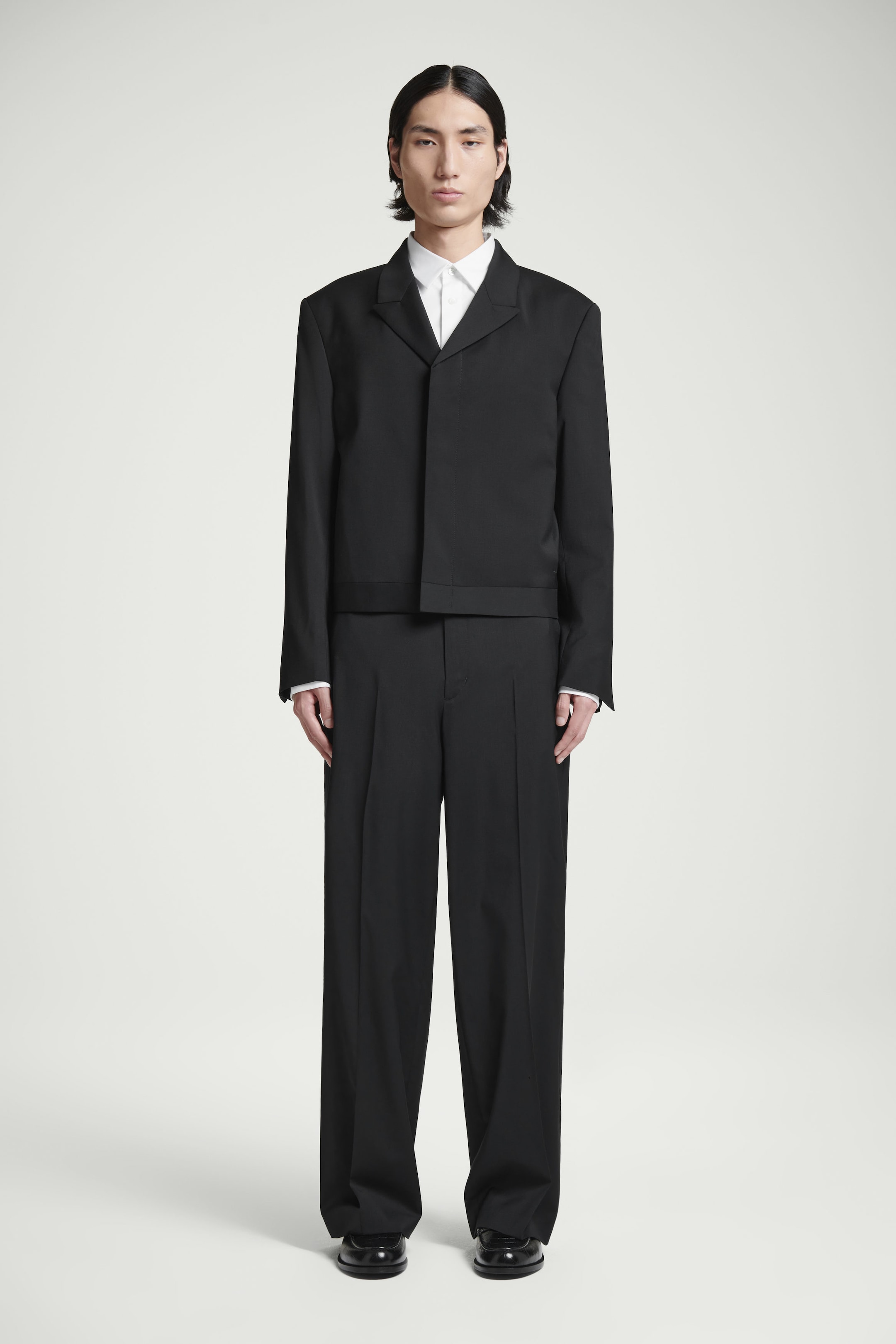 TAILORED WOOL TROUSERS