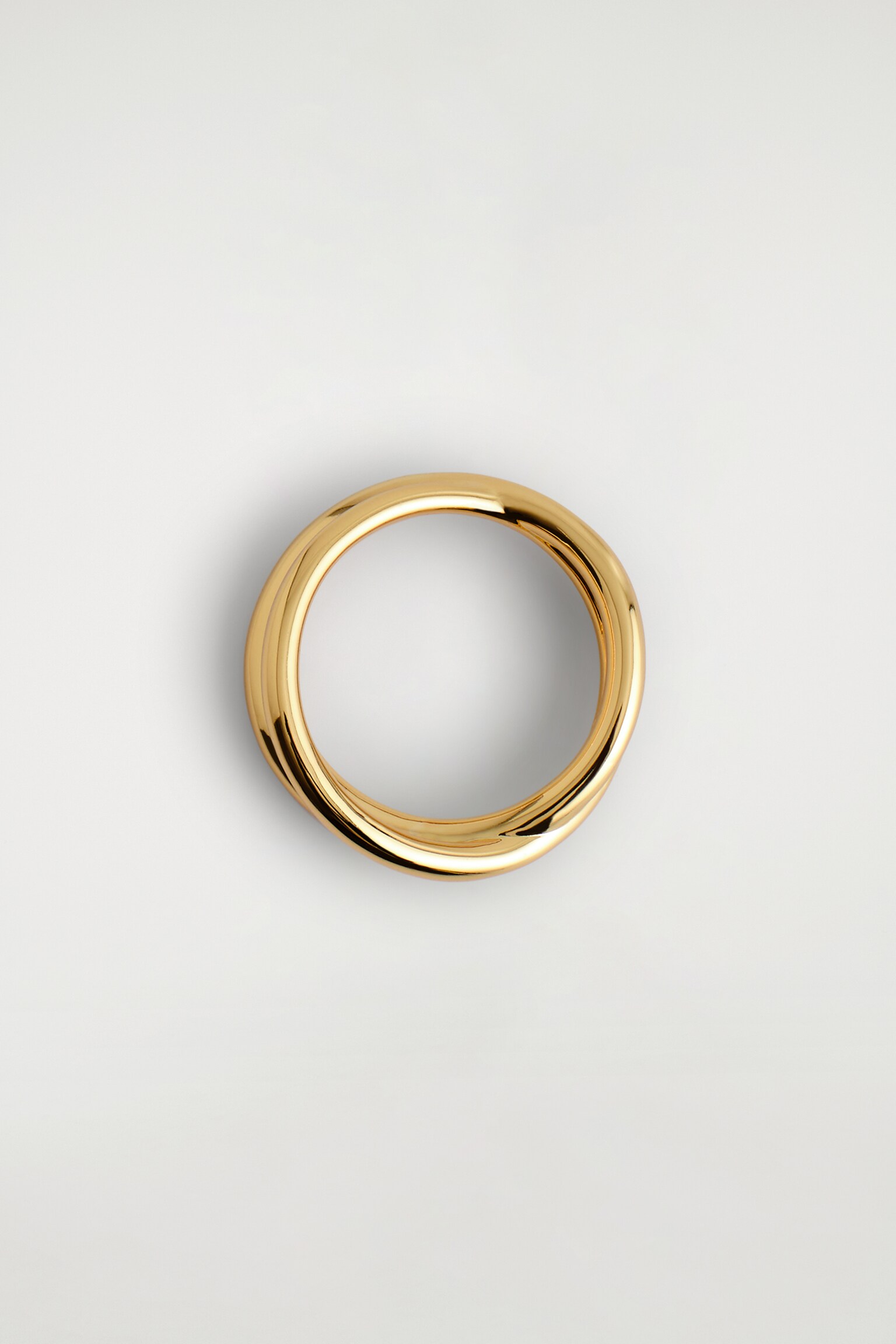 BAGUE À ANNEAU DOUBLE - DORÉ/ARGENTÉ - 3