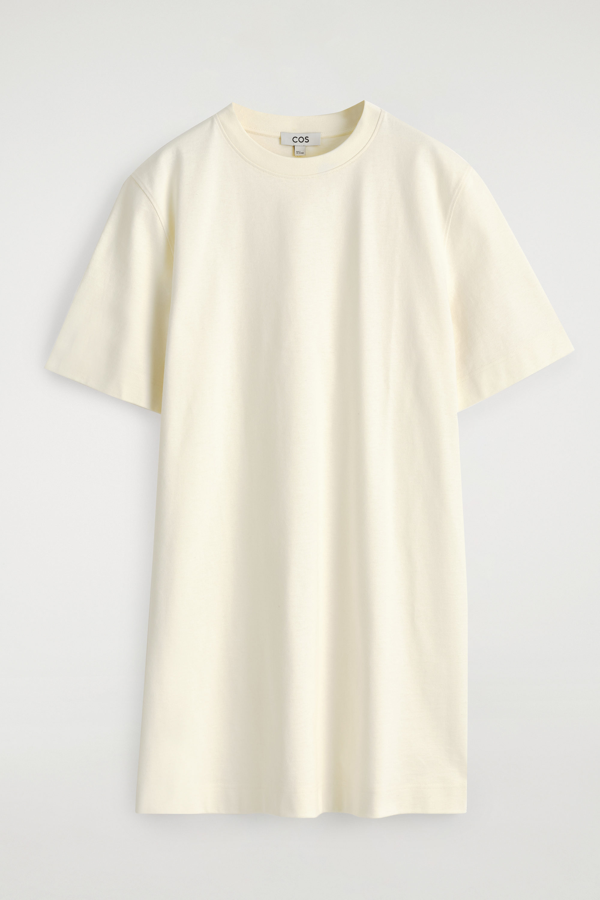 Cotton Relaxed Mini T-Shirt Dress ミニ Tシャツ ワンピース COTTON MINI T-SHIRT DRESS コットンミニTシャツドレス｜COS