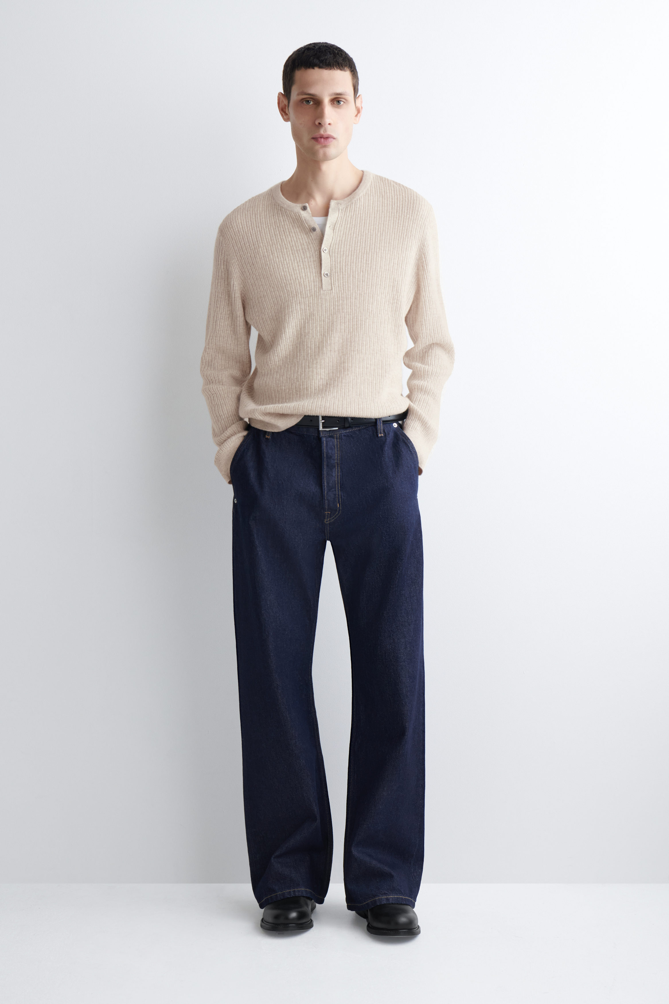 RELAXED-FIT BOOTCUT JEANS - INDIGO | COS US
