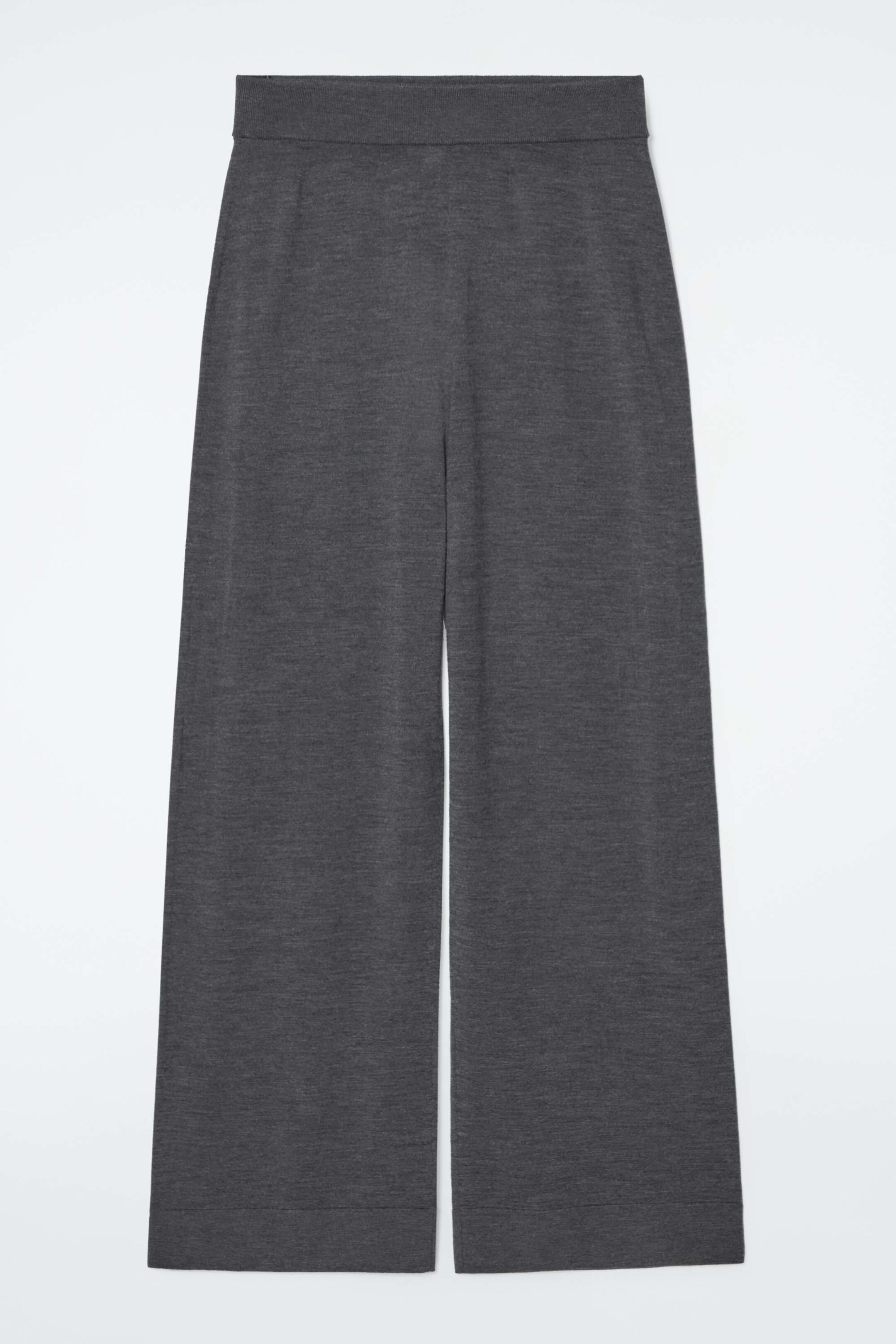 Ingrandisci l'immagine: MERINO WOOL TROUSERS - DARK GREY - DONNA | H&M CH 1