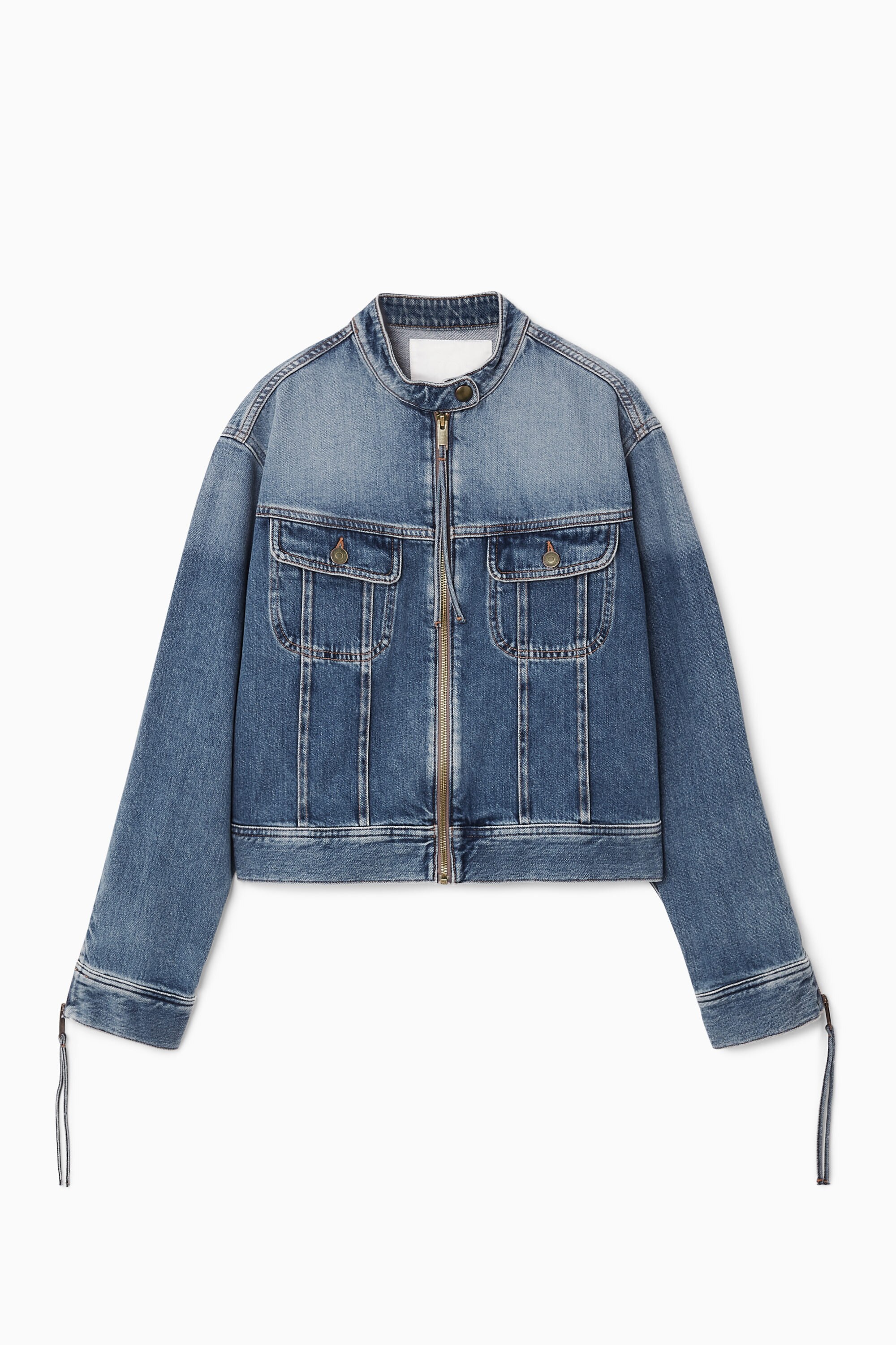 ジャケット・アウター no mass prod cropped moto denim jacket L Madden NYC Women's Edgy Cropped Denim Moto Jacket, XXS-XXL