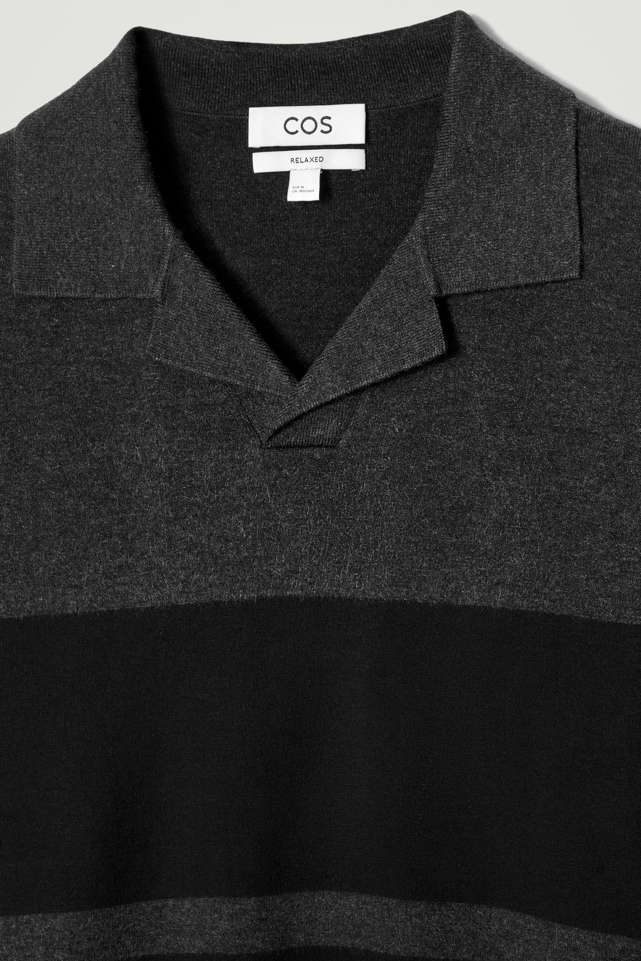 Visualizza immagine più grande: POLO A RIGHE IN MAGLIA DOPPIATA - ANTRACITE / RIGHE - UOMO | H&M IT 7