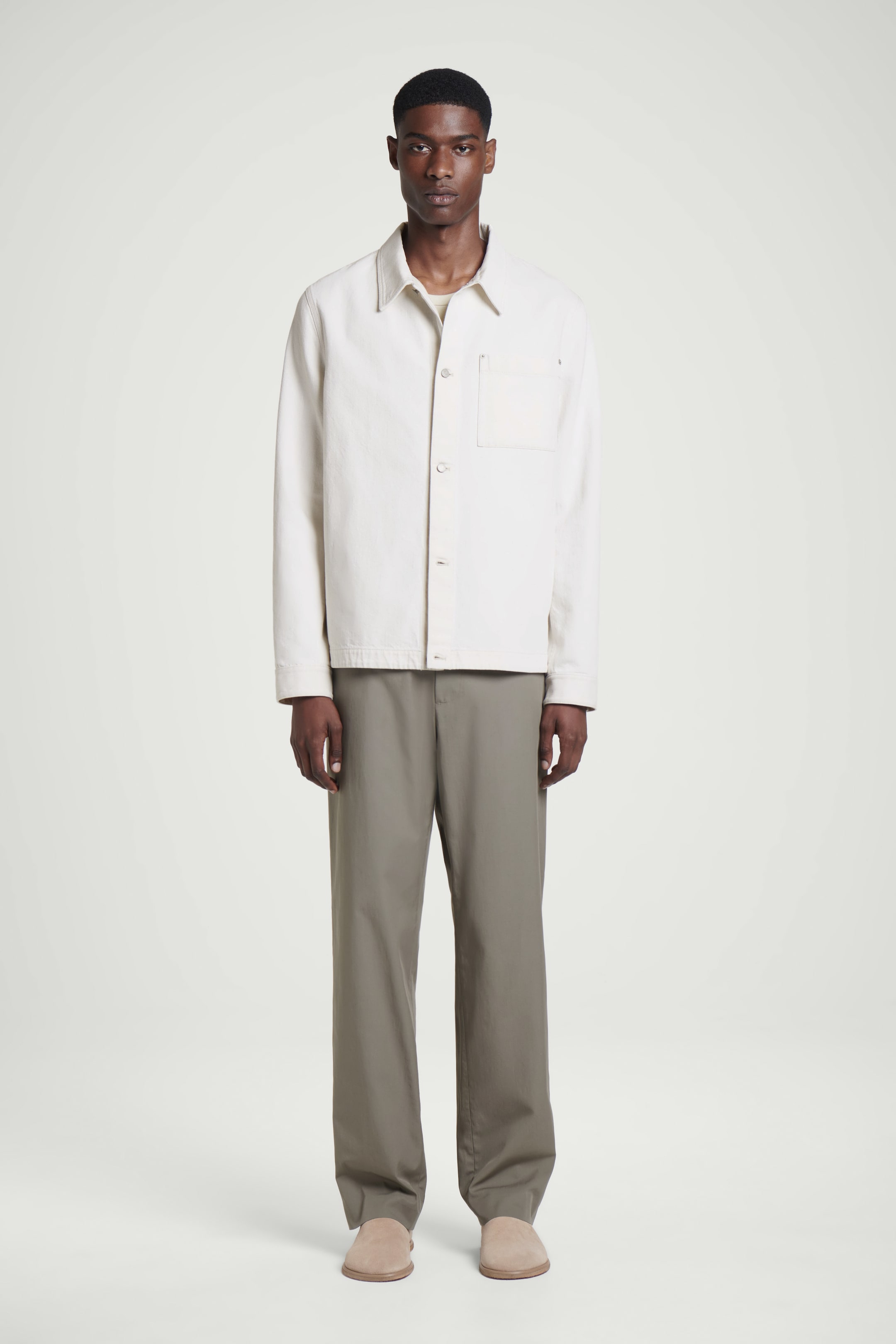 Grotere afbeelding bekijken: KATOENEN RECHTE BROEK - MOL - HEREN | H&M NL 1